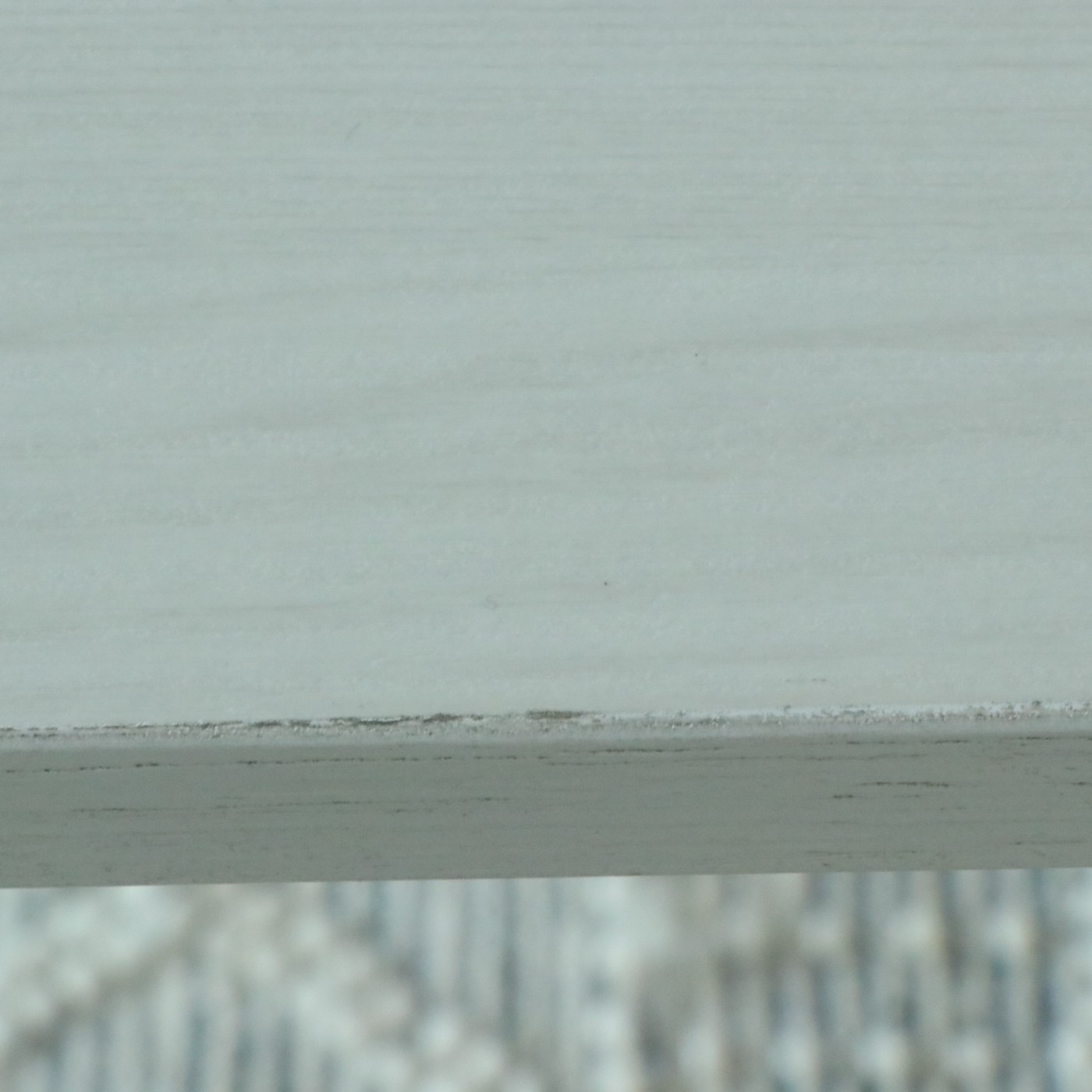 Universal Furniture Laminate Dining Table and Cane-Back Sled Base Chairs