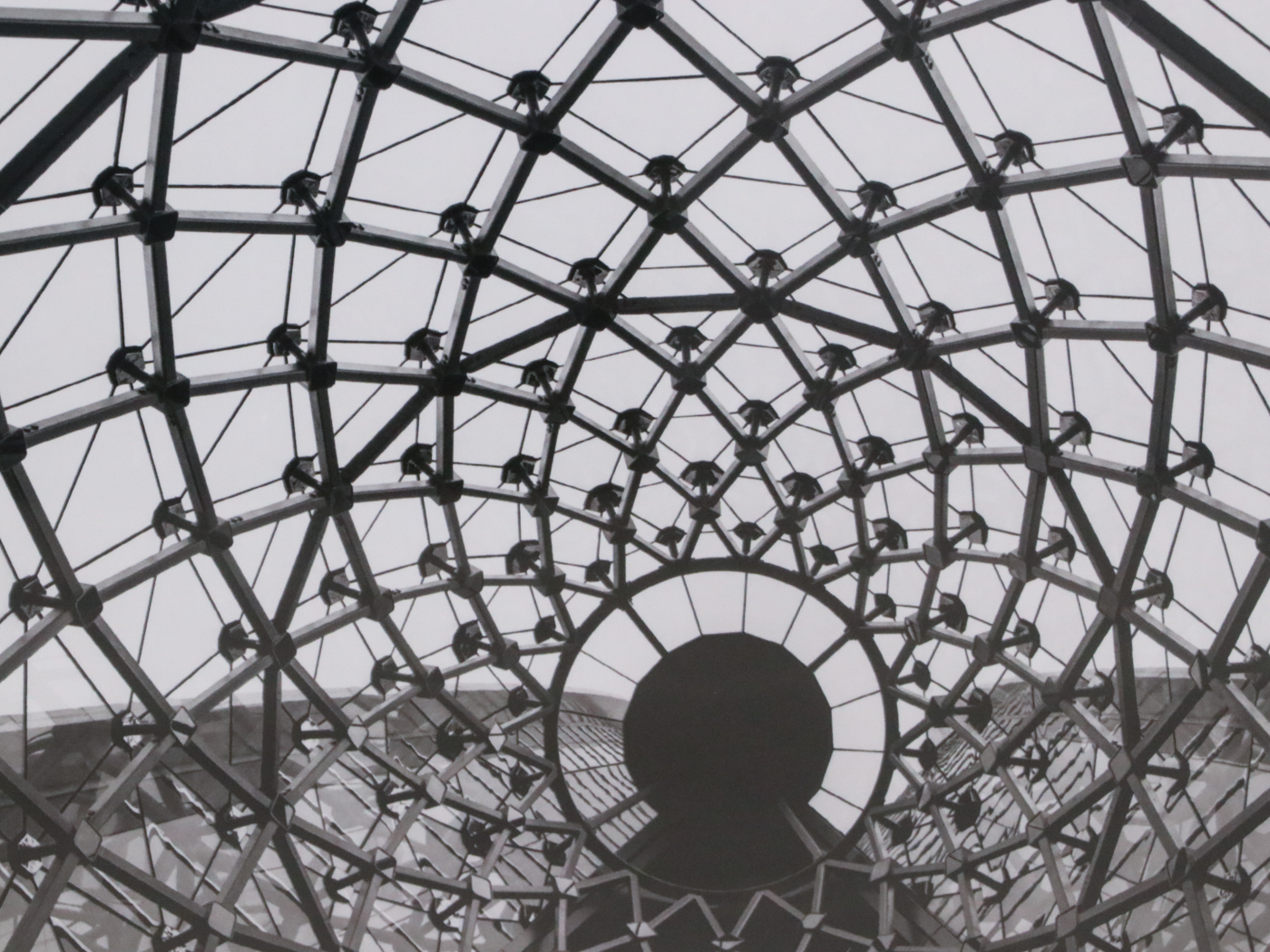 Black and White Digital Photographs of Modern Architecture, Set of Six