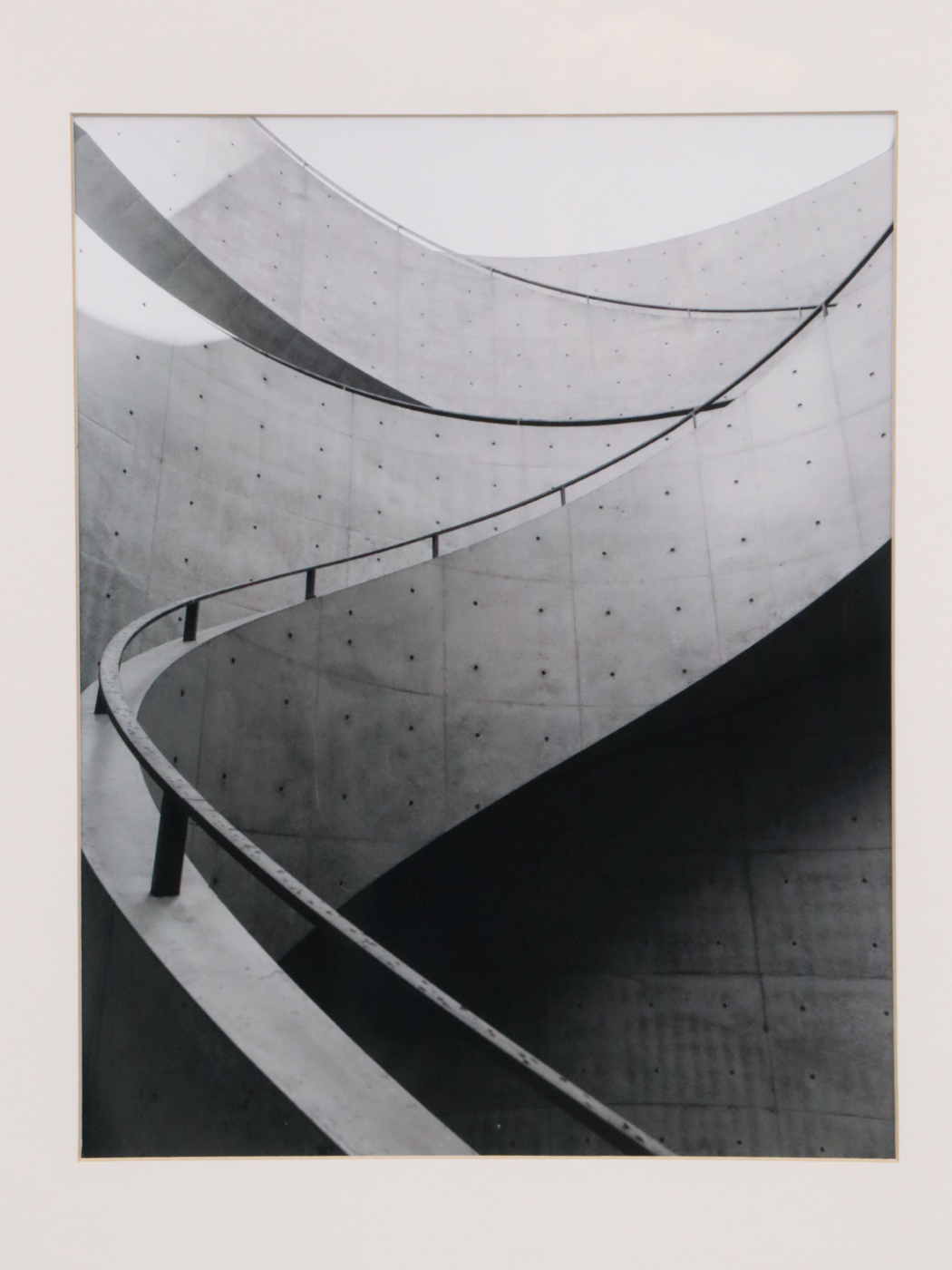 Black and White Digital Photographs of Modern Architecture, Set of Six