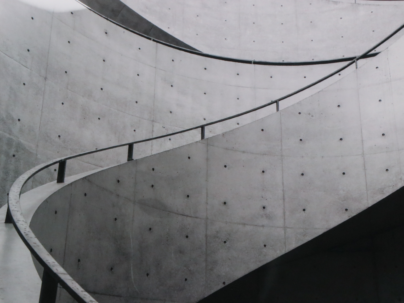 Black and White Digital Photographs of Modern Architecture, Set of Six