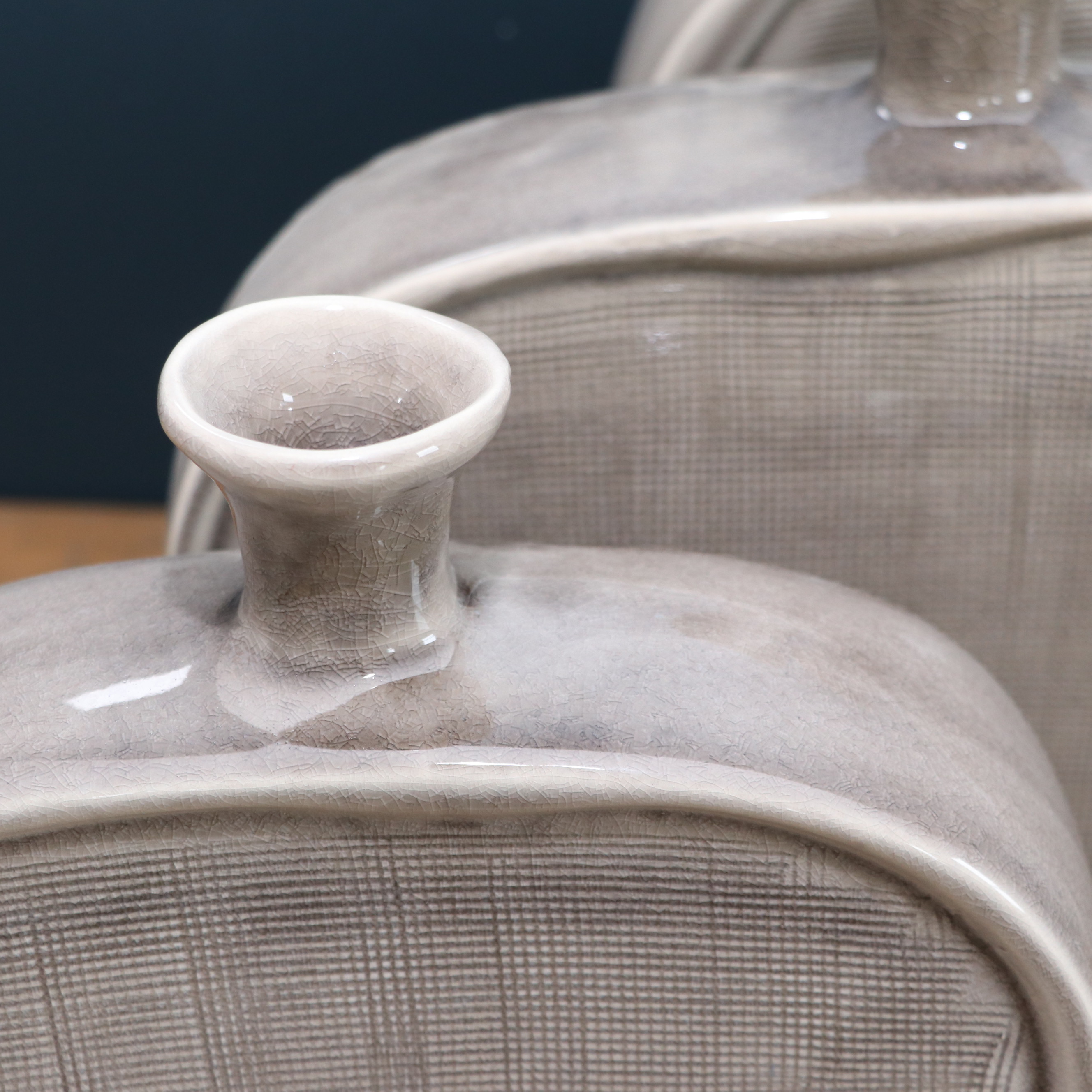 Zodax "Bora Bora" Faux Stingray Wrapped Boxes, Other Ceramic Vases and Décor