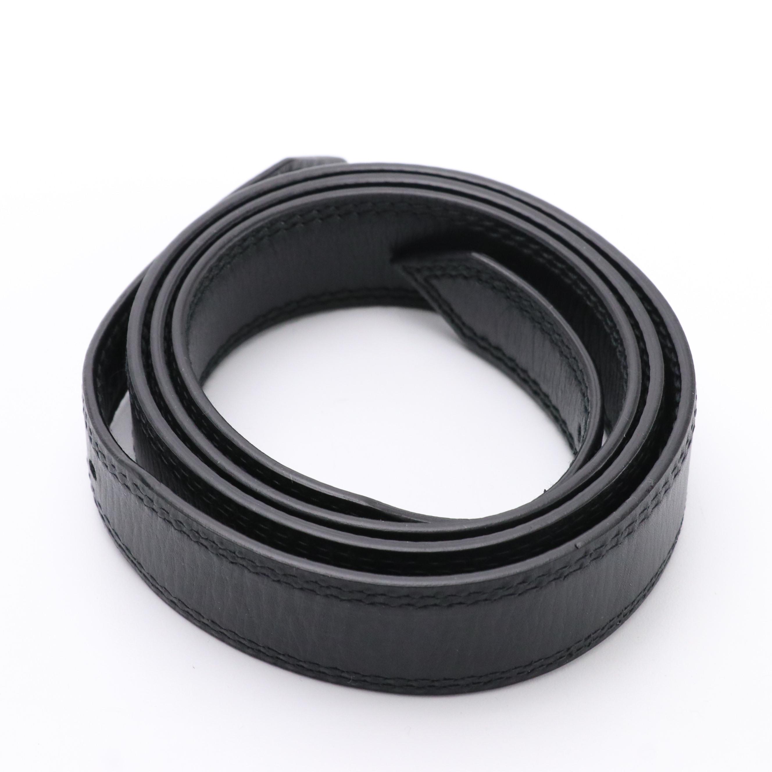 Barry Kieselstein-Cord Silver Twin Coin Messenger Bag in Black Leather, With Tag