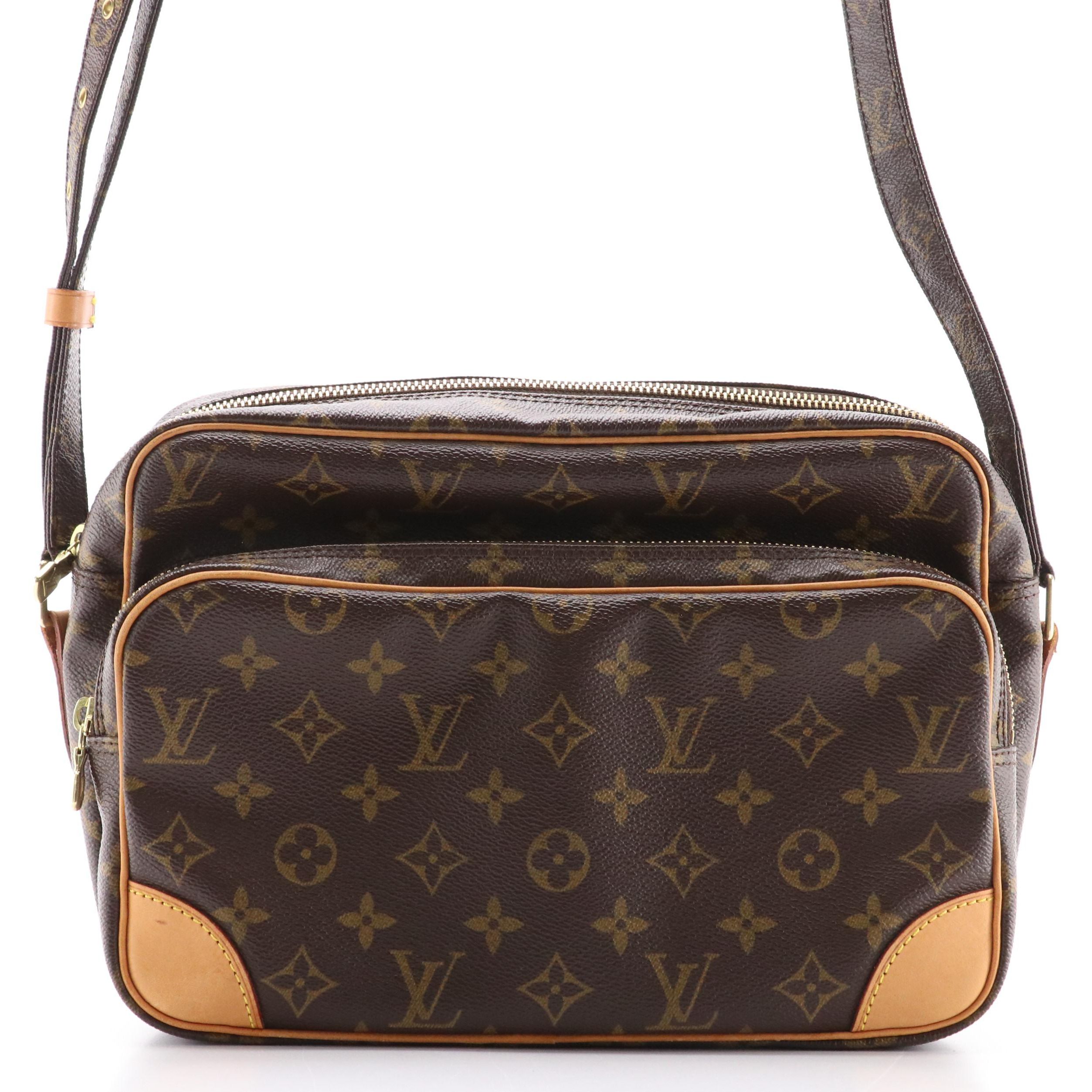 Louis Vuitton Nile Crossbody Bag in Monogram Canvas and Vachetta Leather