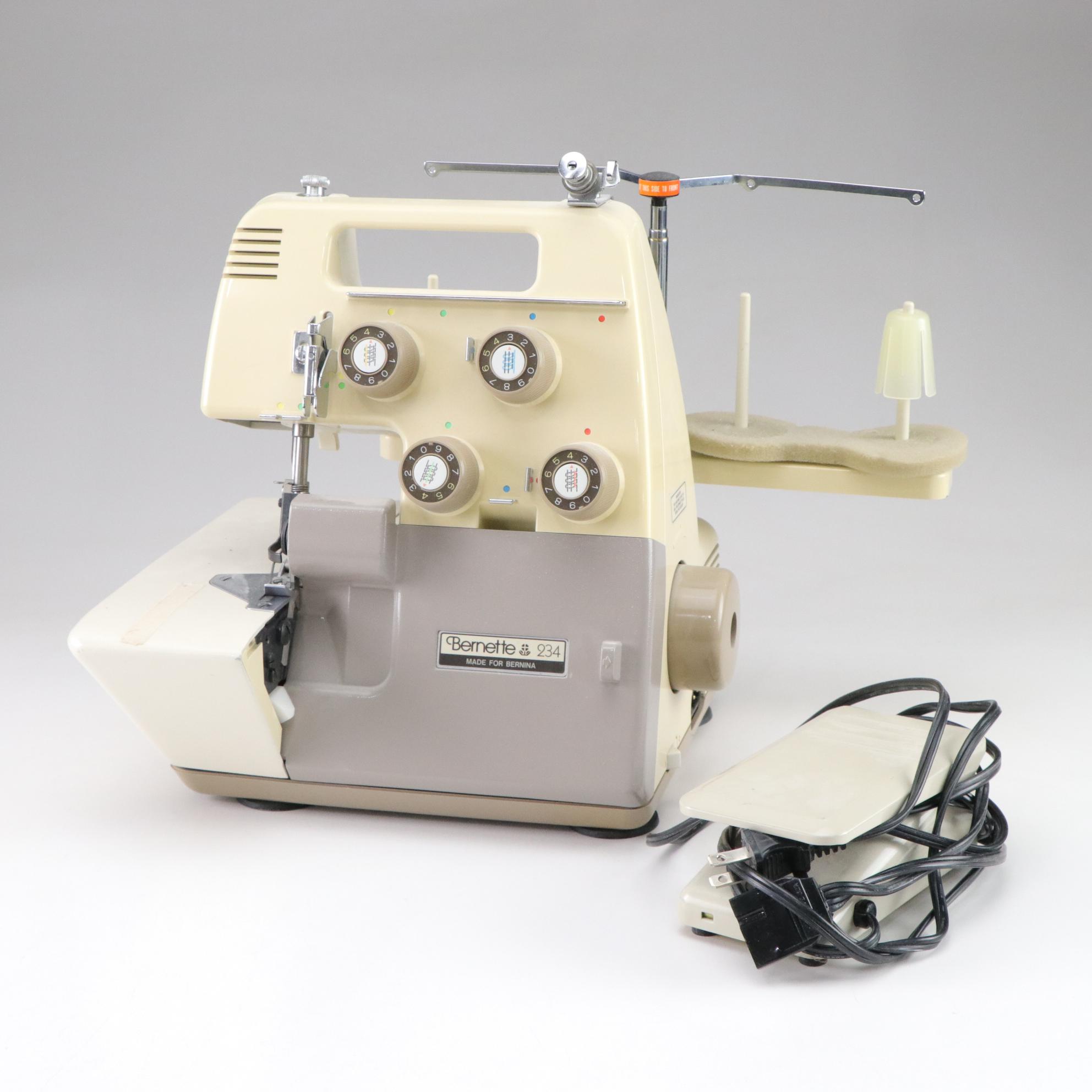 Bernina "Bernette 234" Serger Sewing Machine, 1986