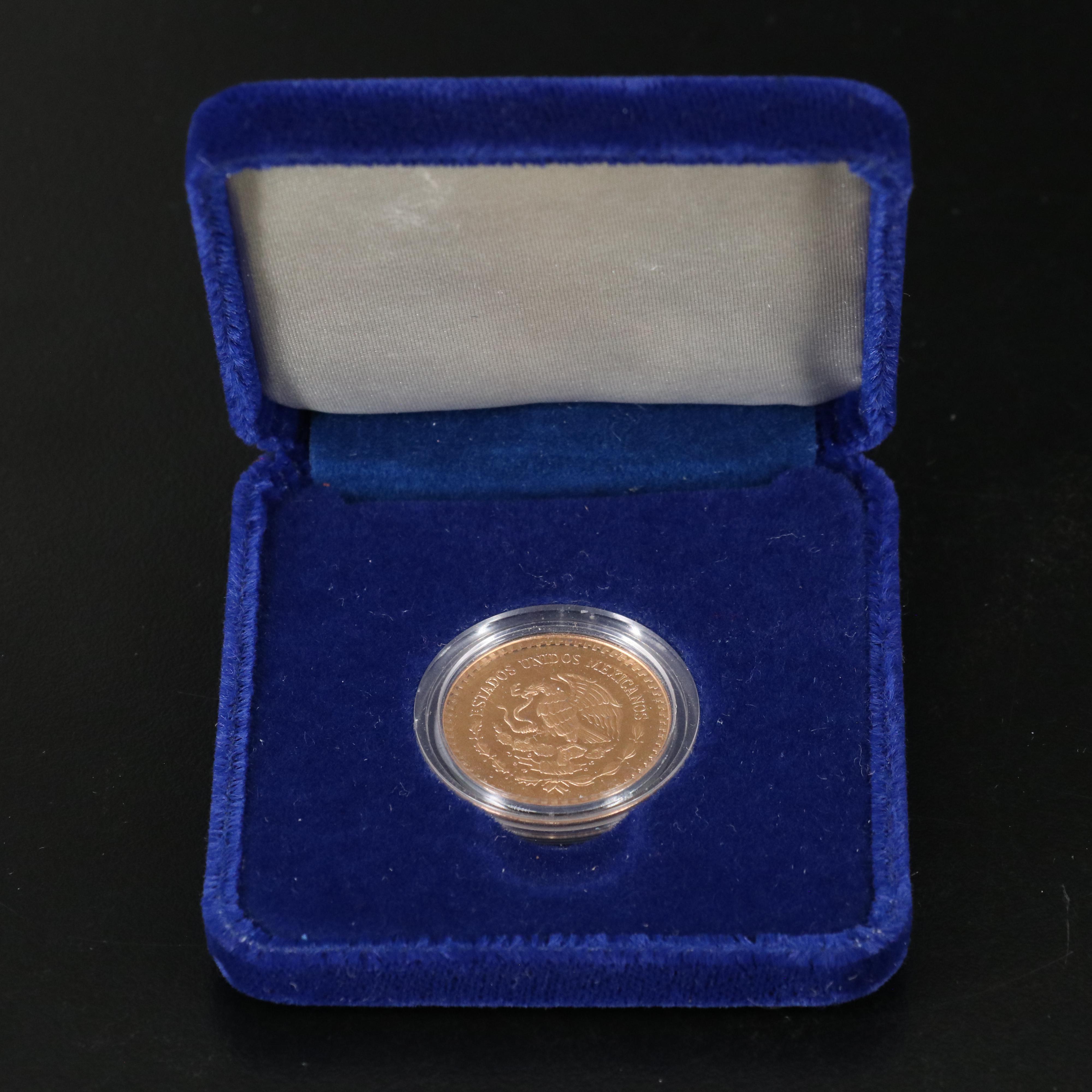 1985 Mexico 250 Peso Proof Gold Coin