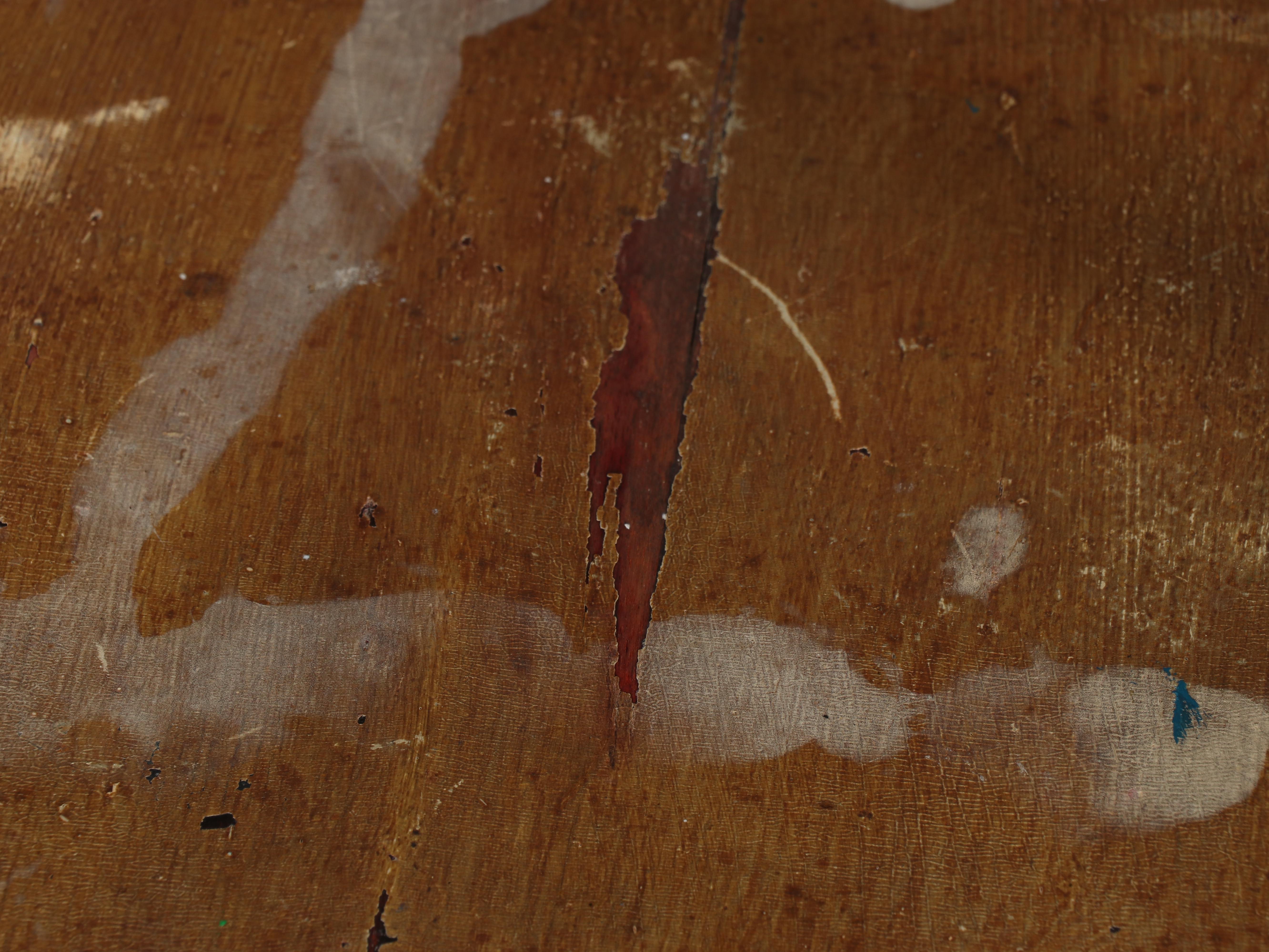 Colonial Revival Painted Hardwood Swivel Windsor Desk Chair, Early 20th Century