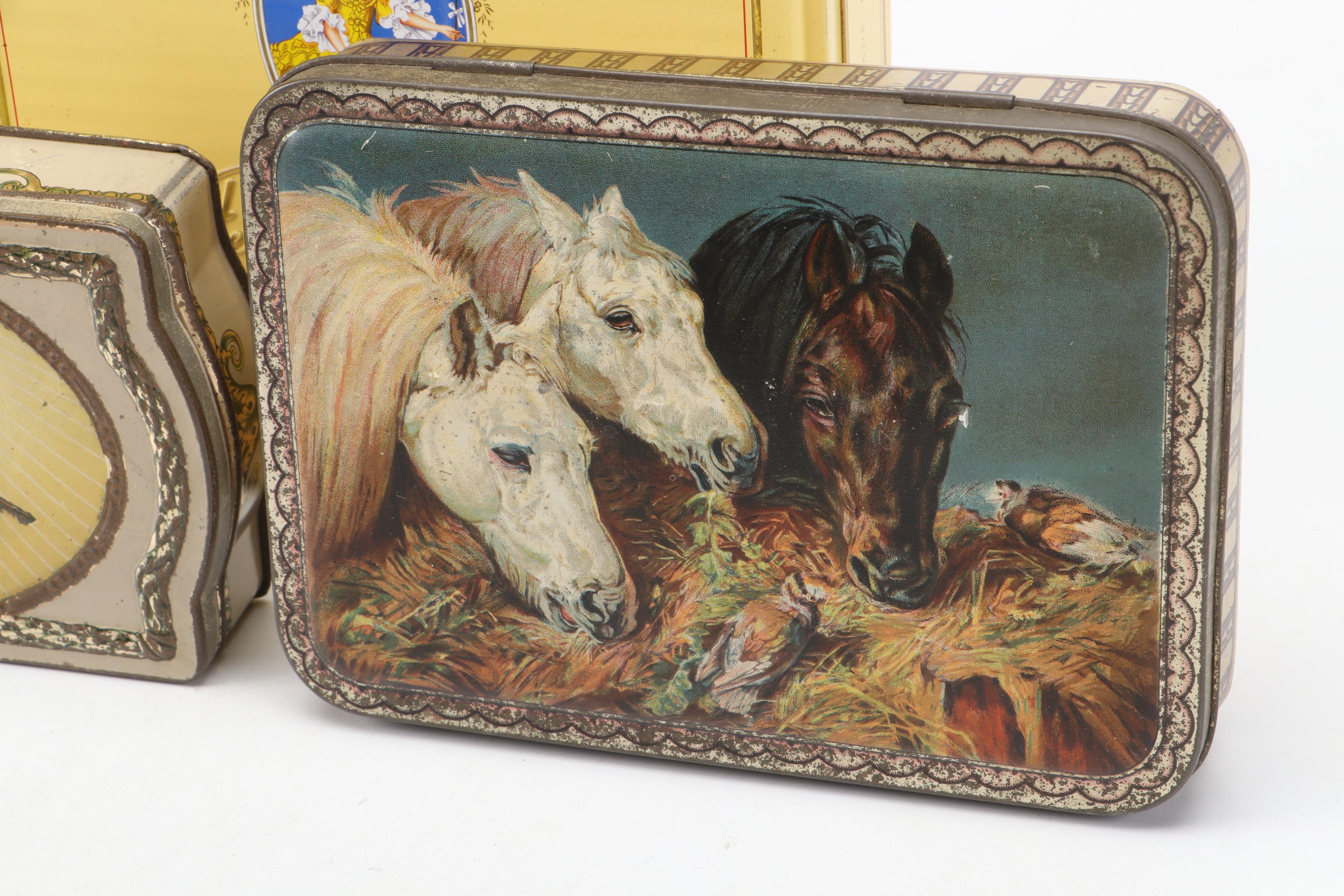 Wade "St. Sebastian's Church" and More Ceramic Miniature Houses and Metal Boxes