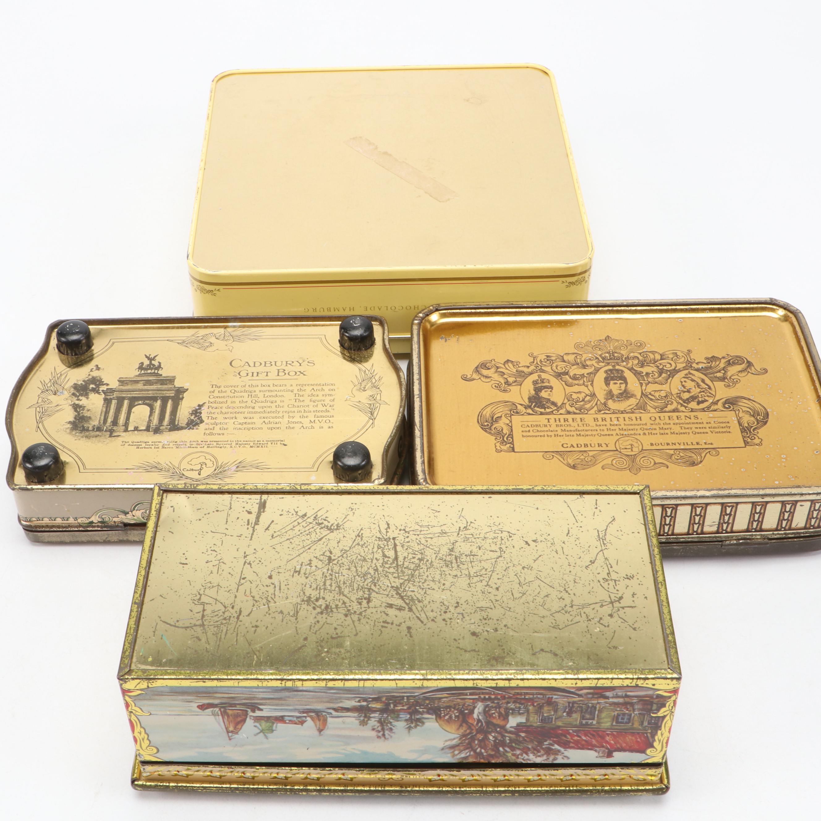 Wade "St. Sebastian's Church" and More Ceramic Miniature Houses and Metal Boxes