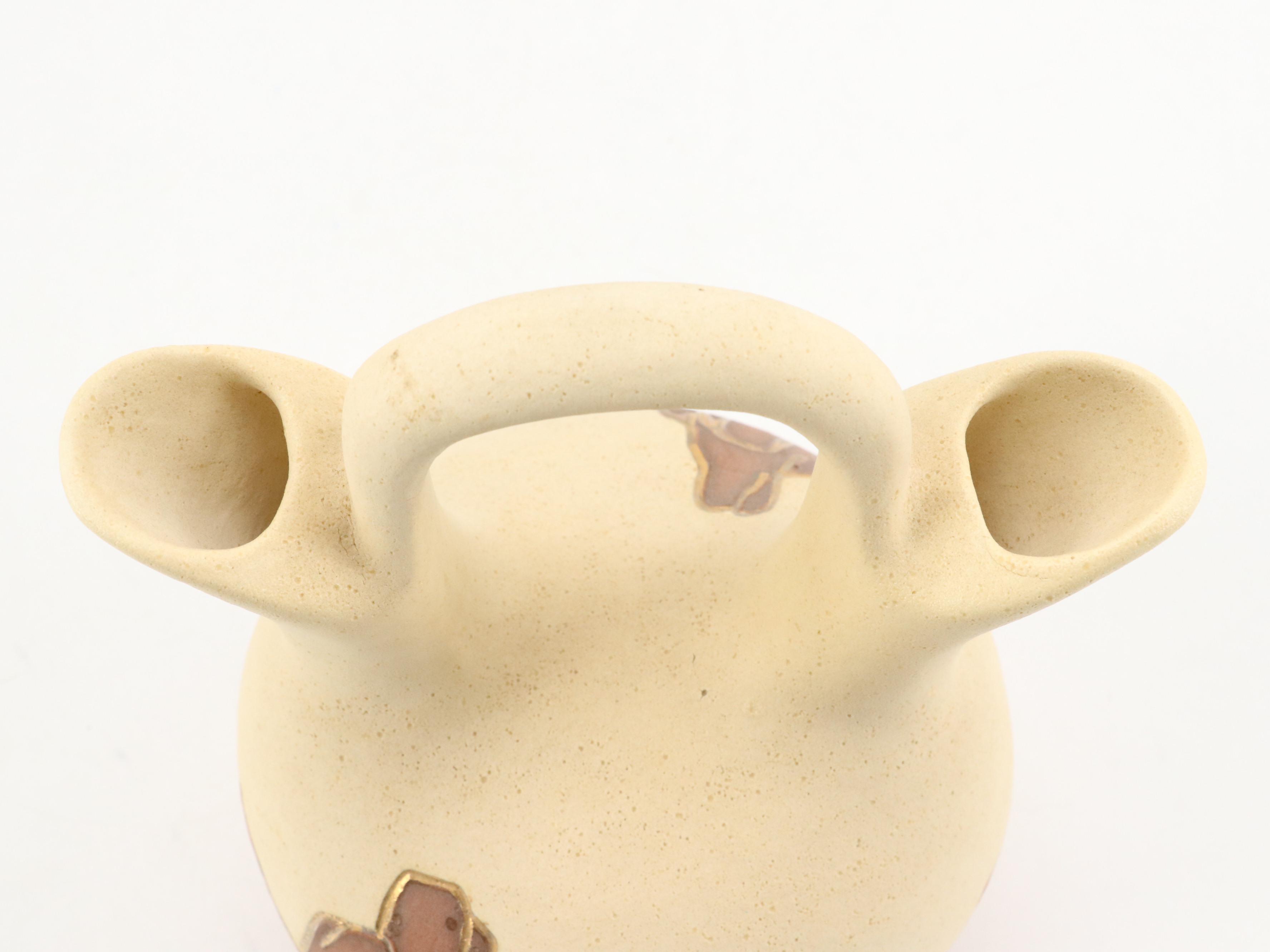 Damien Grava Glossy Glazed Ceramic Vessel with More Art Pottery Décor