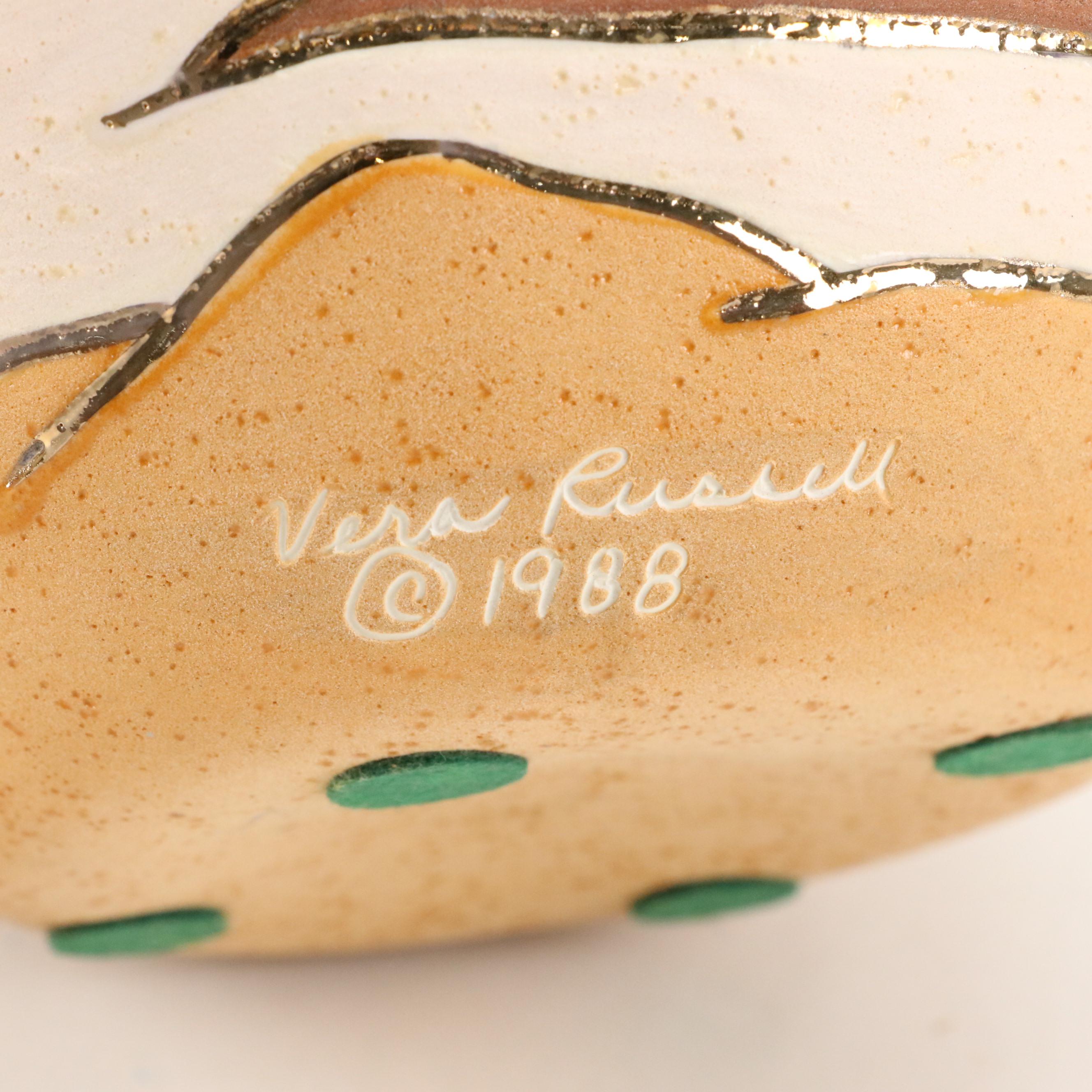 Damien Grava Glossy Glazed Ceramic Vessel with More Art Pottery Décor