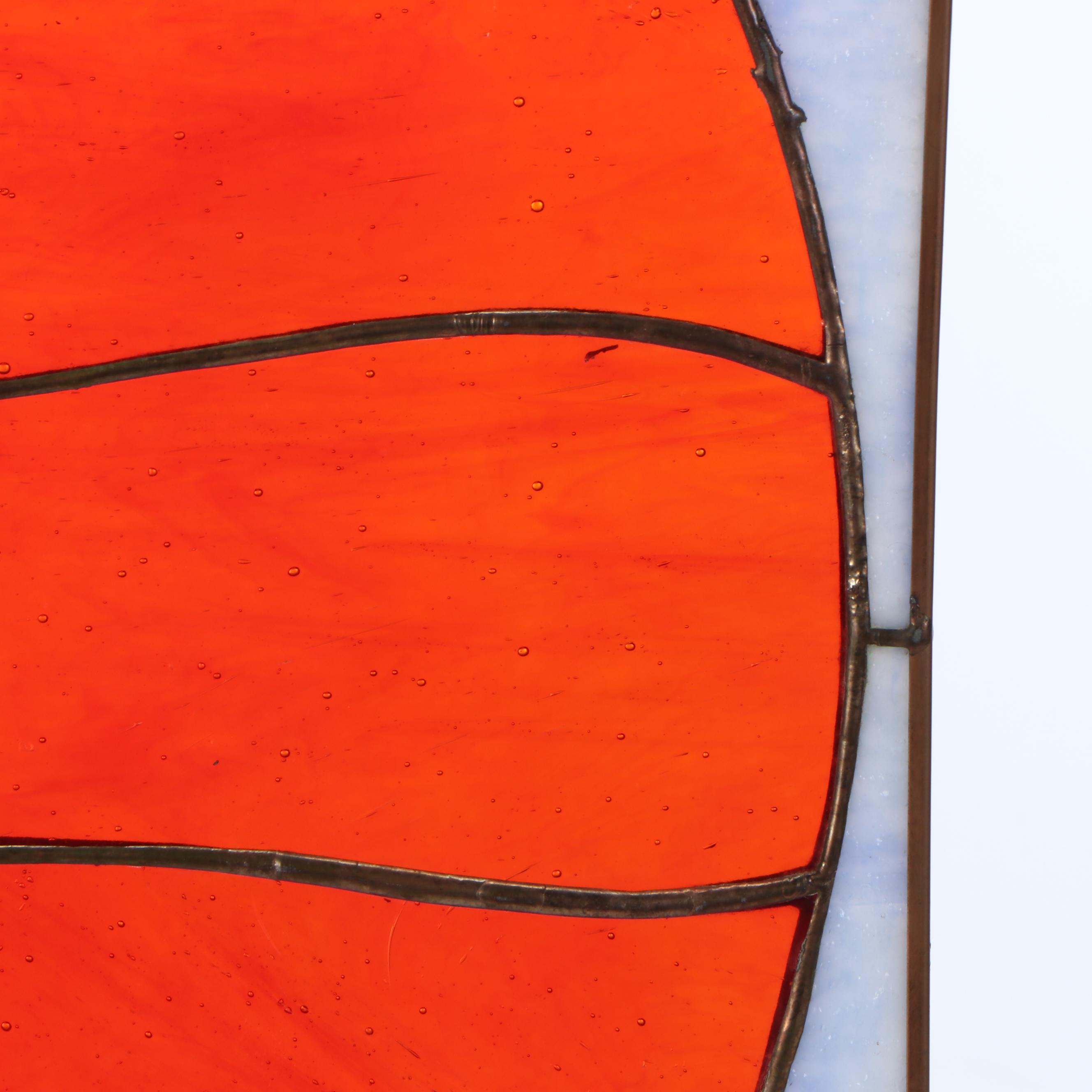 Nautical Stained Glass Window Panel