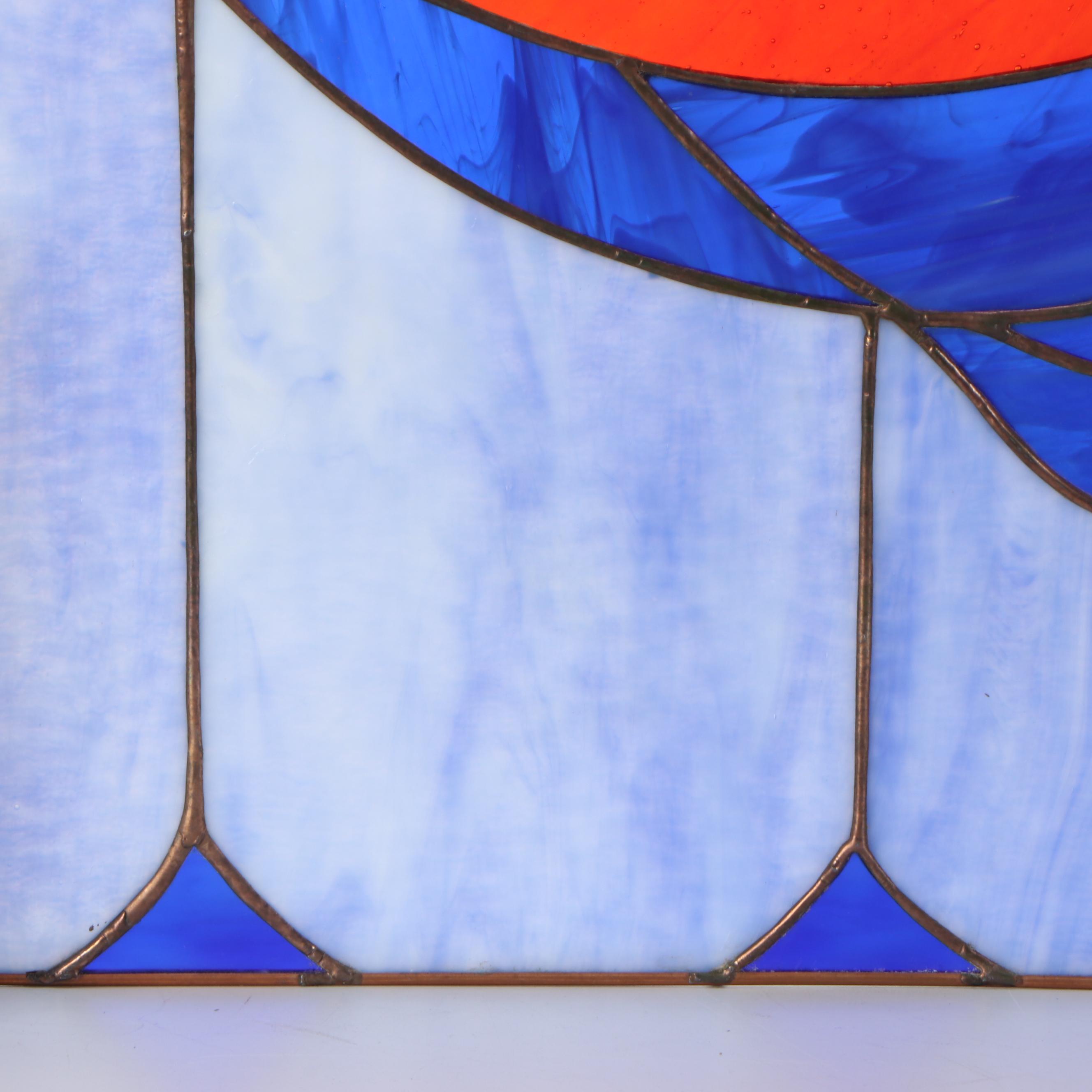 Nautical Stained Glass Window Panel