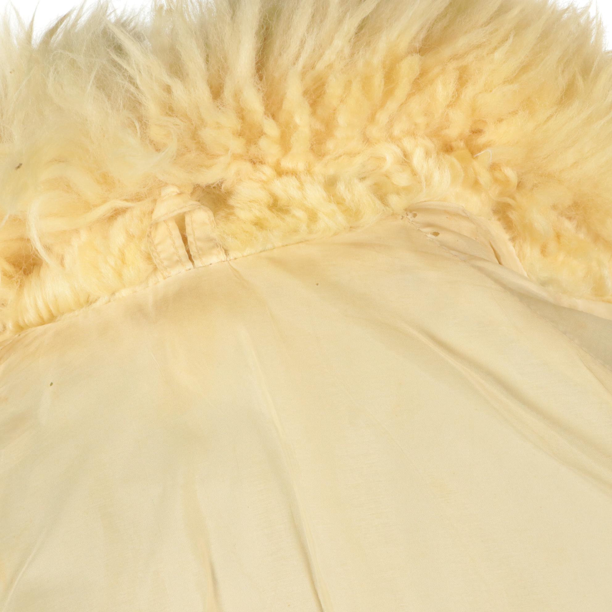 New Zealand Curly Lamb Fur Coat from McPhail & Fisher, 1970s