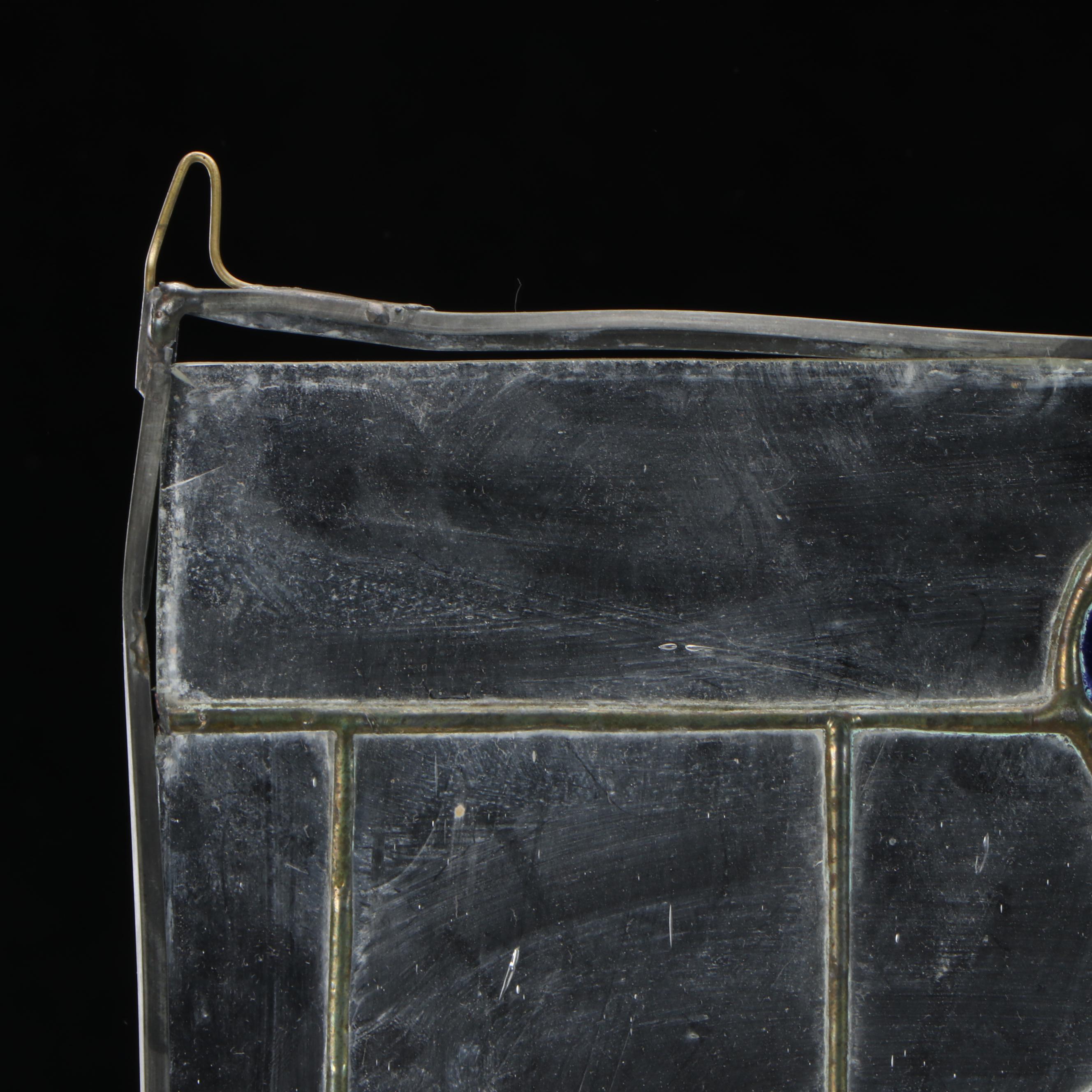 Art Deco Style Woman Stained Glass Panel