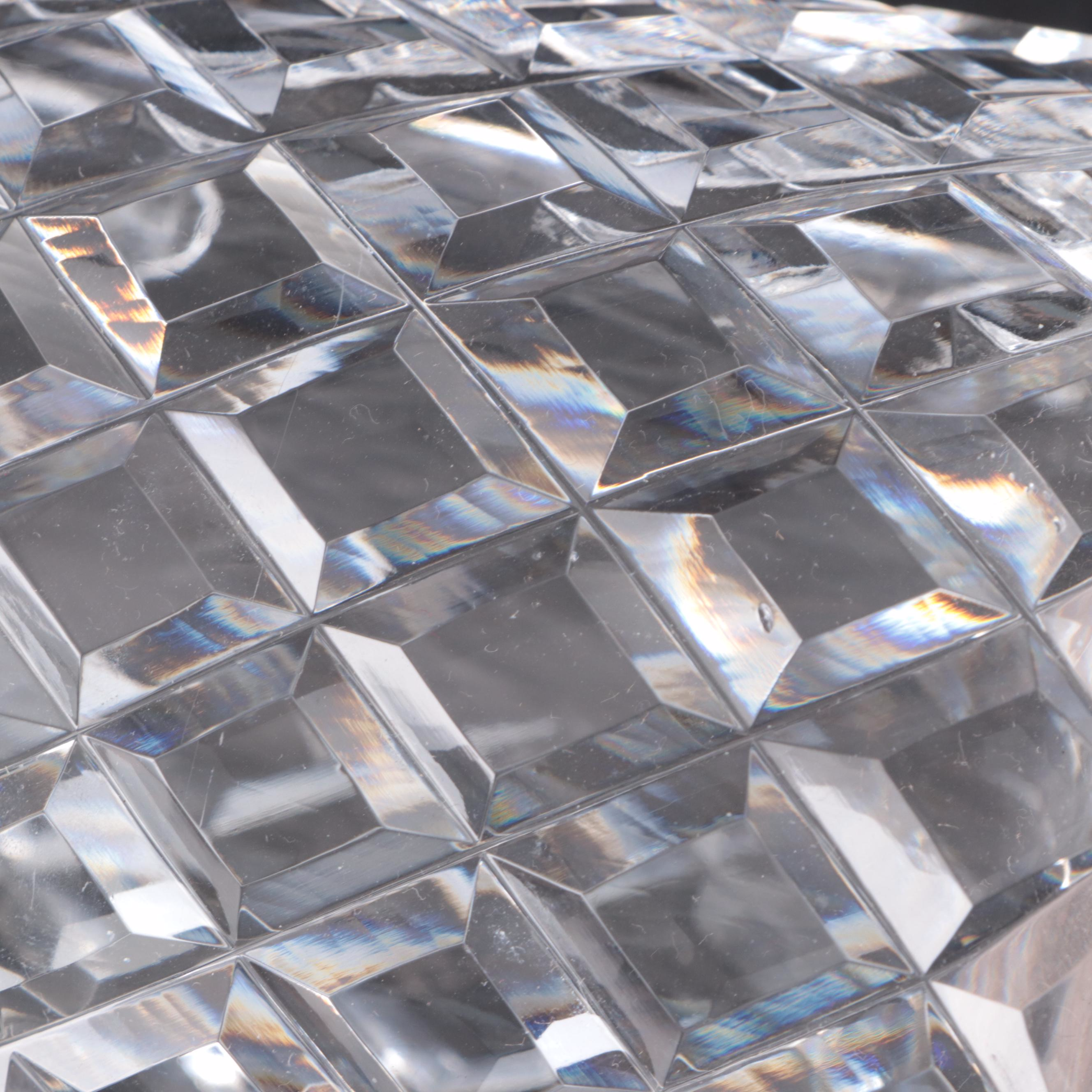 Waterford "Alana" Crystal Pitcher with More Tumblers and Stemware