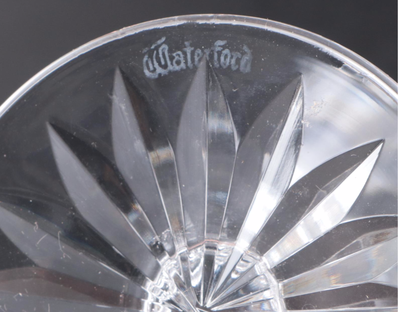 Waterford "Alana" Crystal Pitcher with More Tumblers and Stemware