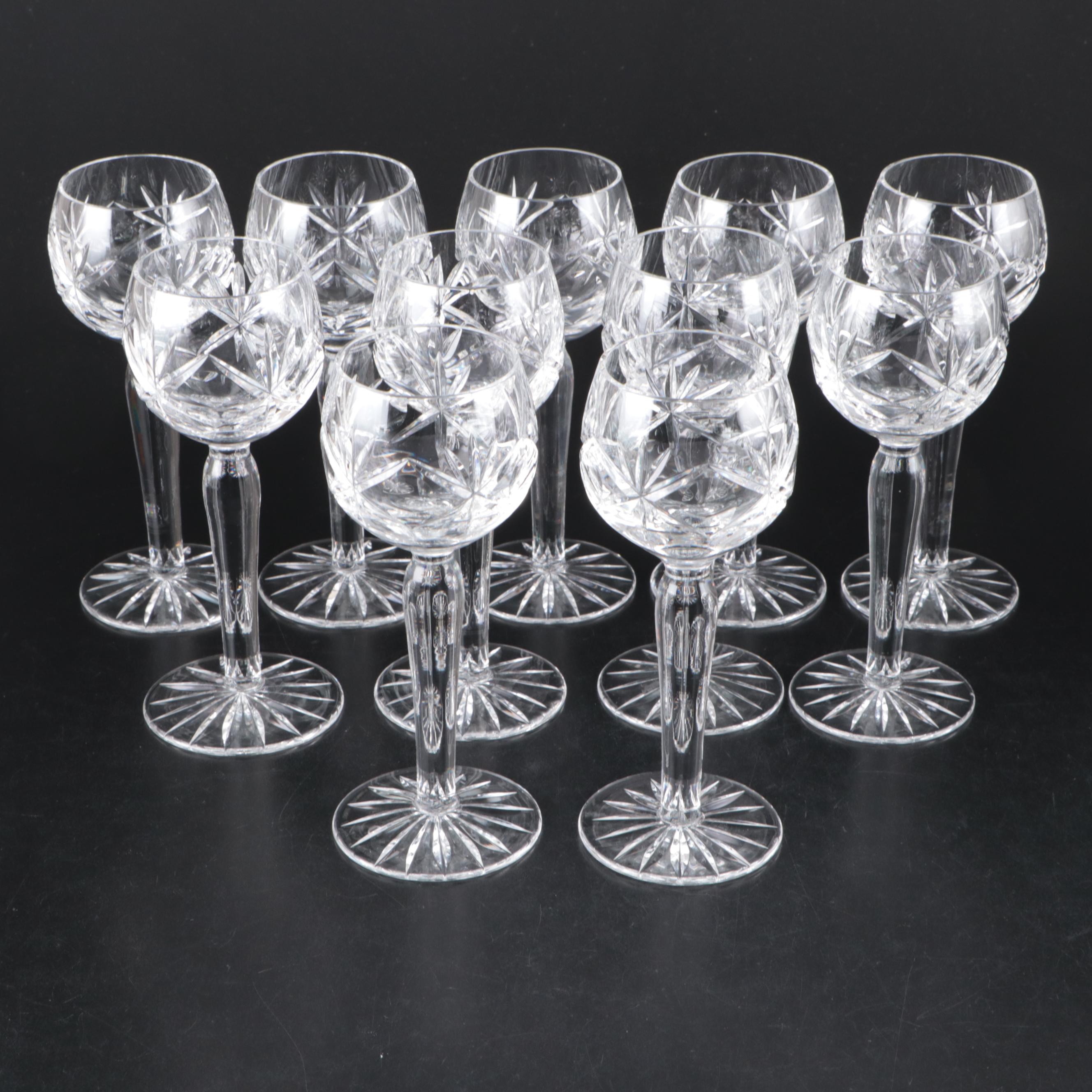 Webb Corbett Style Cut Crystal Stemware