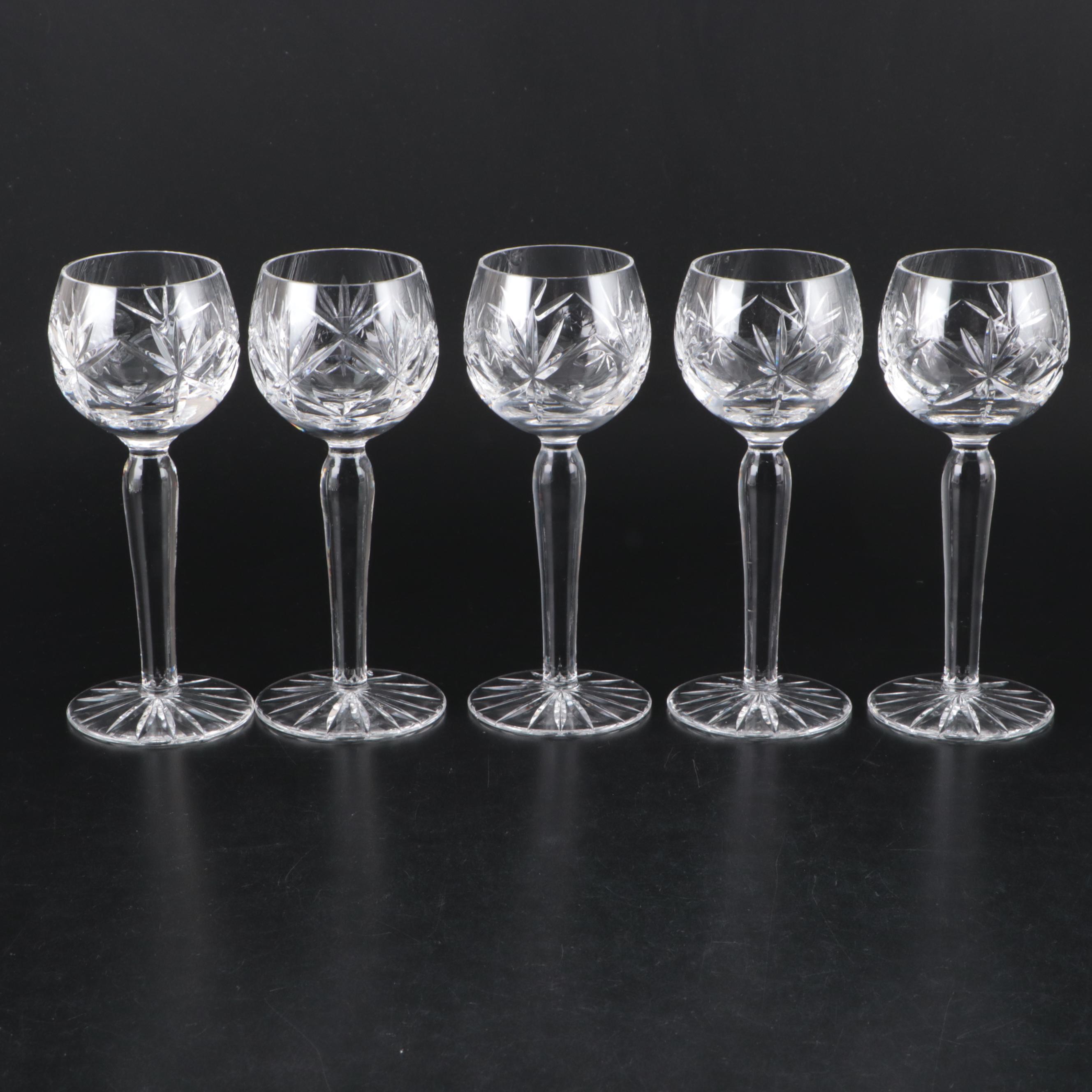 Webb Corbett Style Cut Crystal Stemware