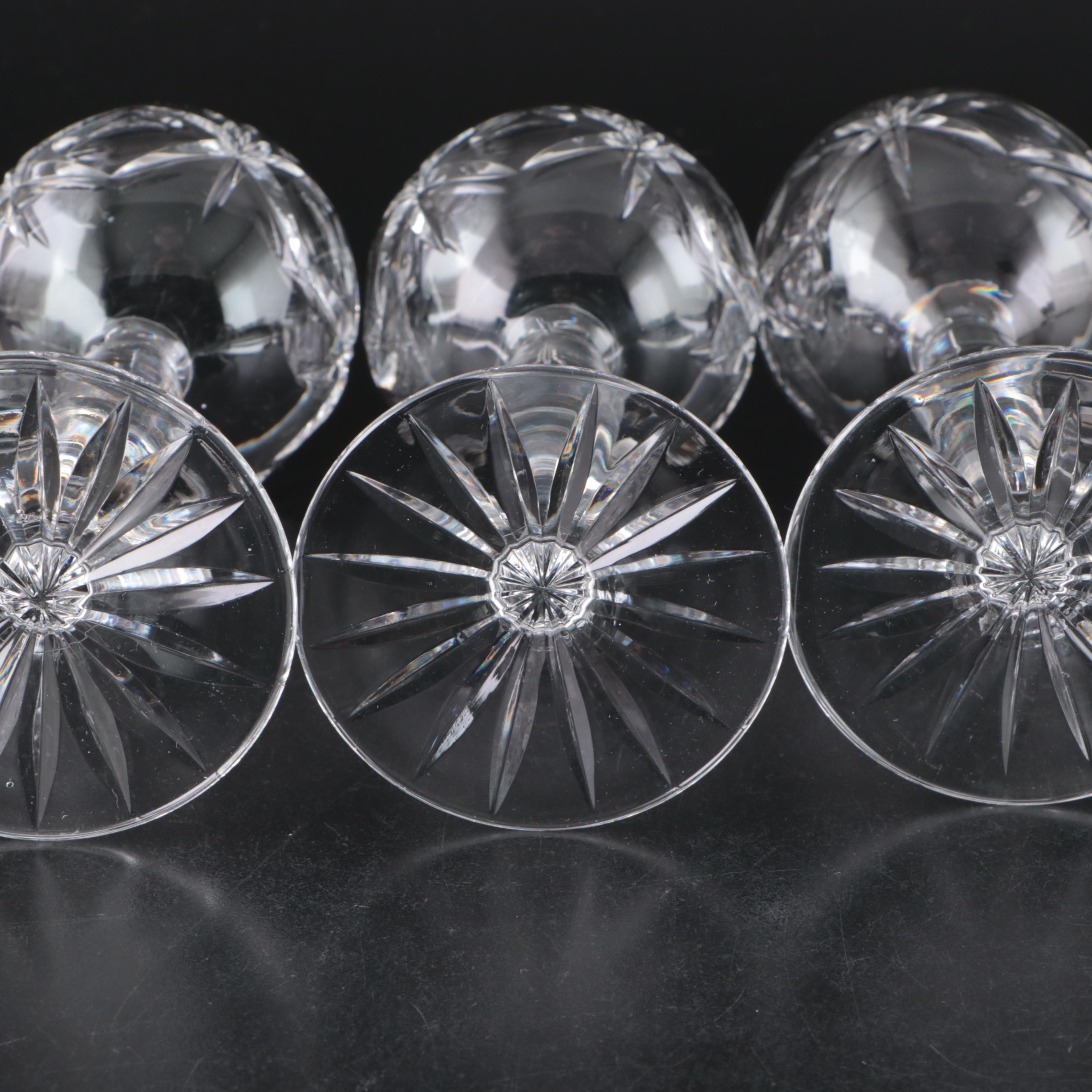 Webb Corbett Style Cut Crystal Stemware