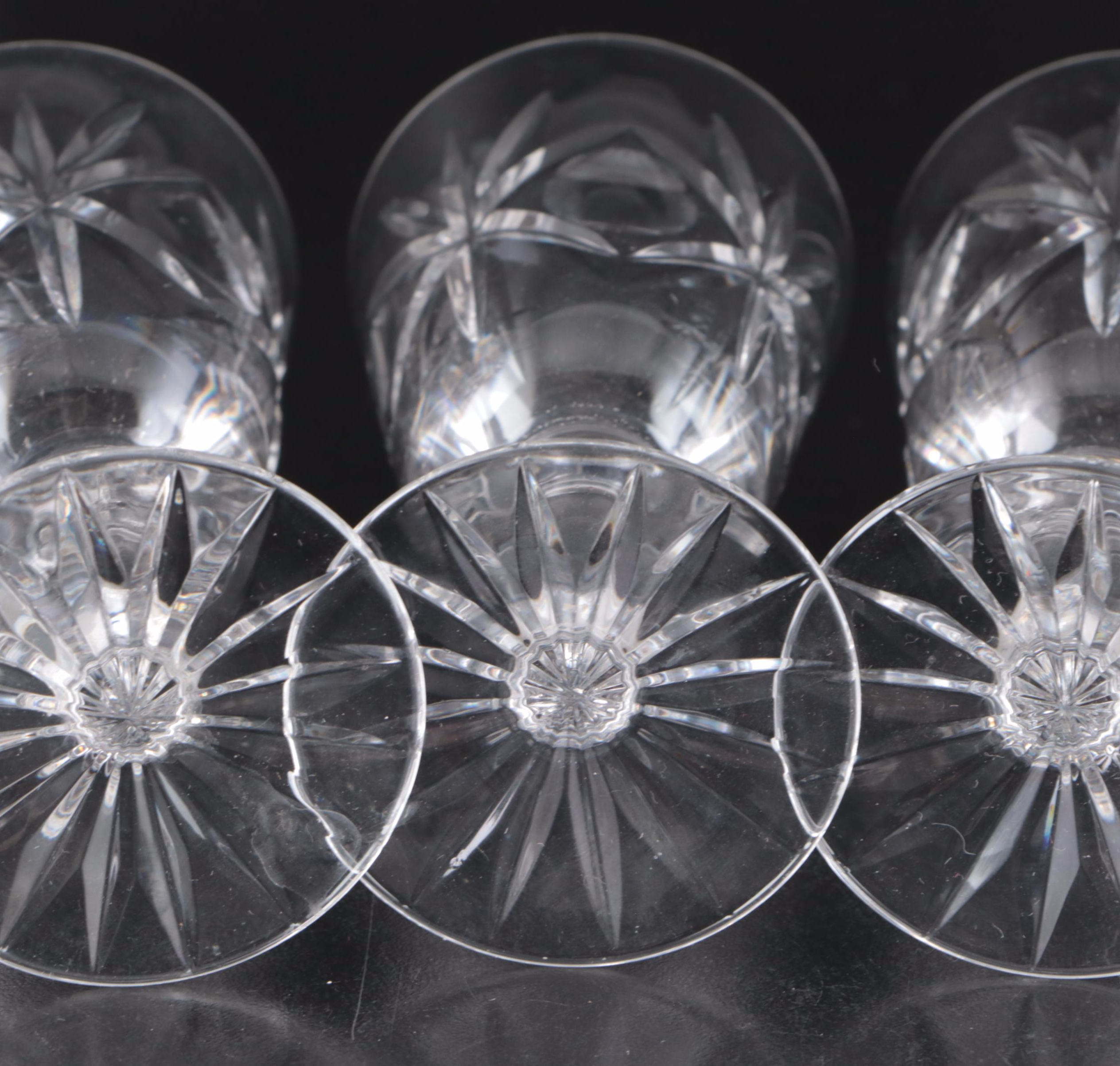 Webb Corbett Style Cut Crystal Stemware