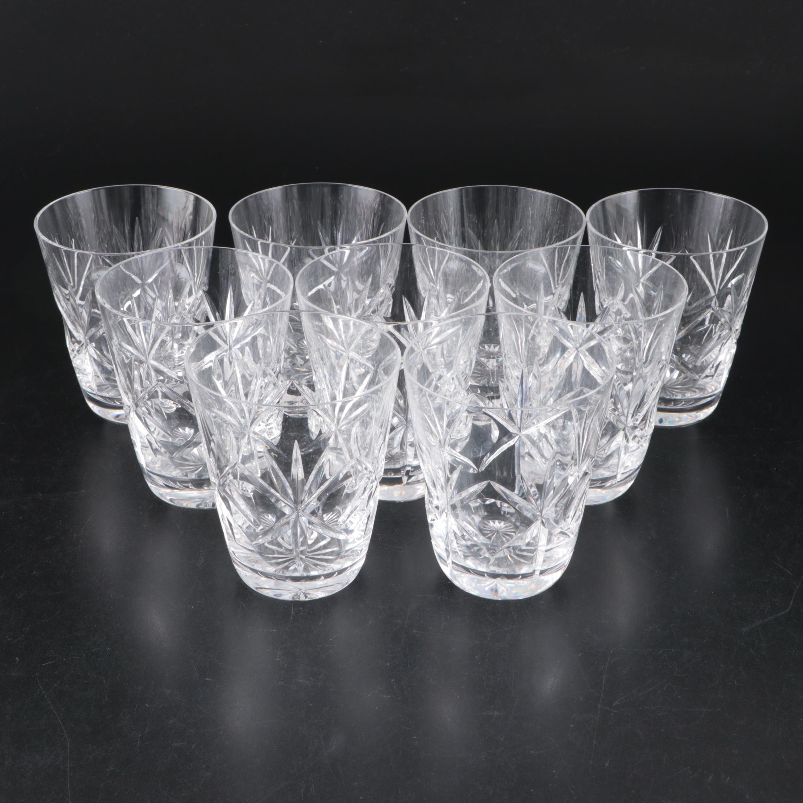 Webb Corbett Style Cut Crystal Stemware
