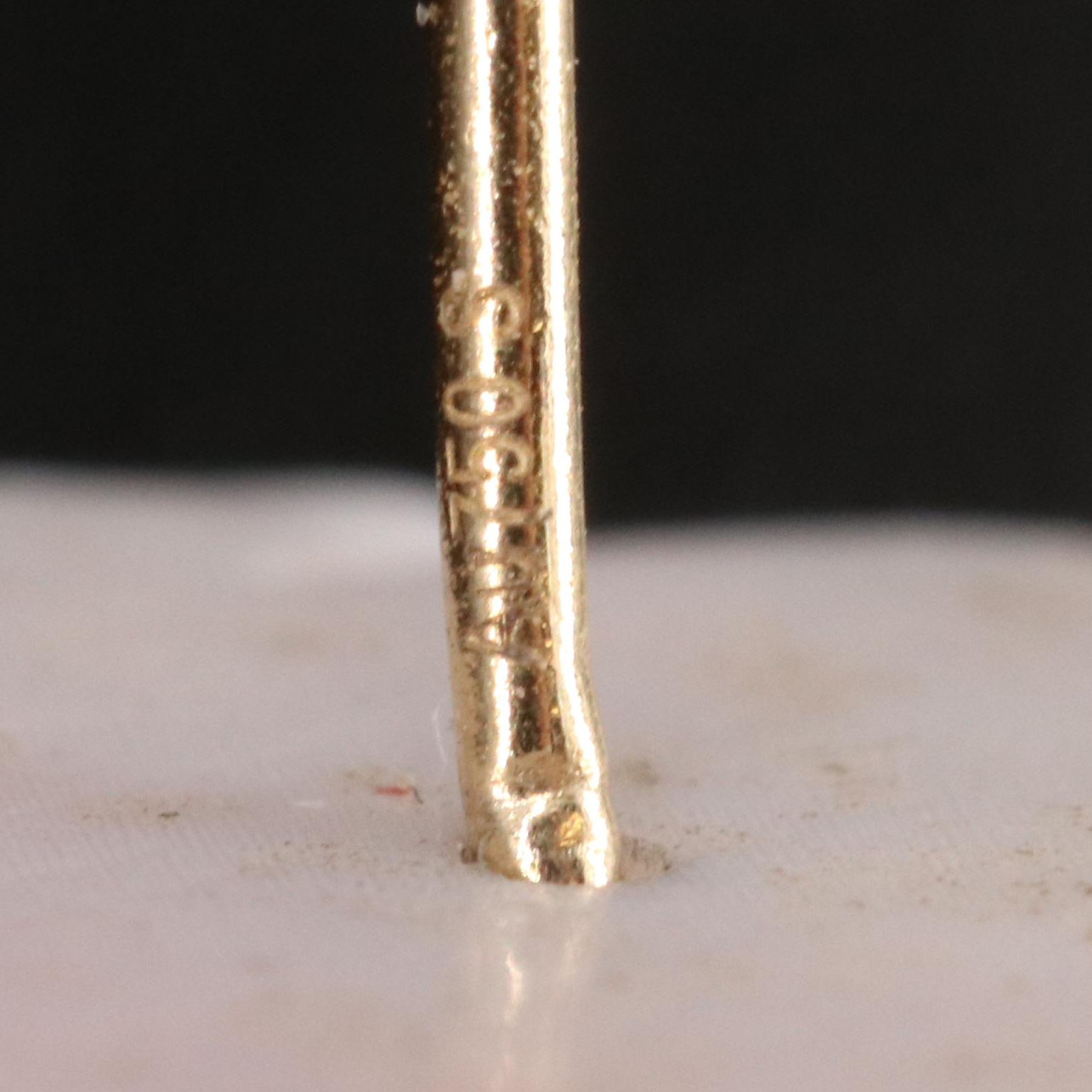 18K Pearl Earrings with Carved Shell Enhancers