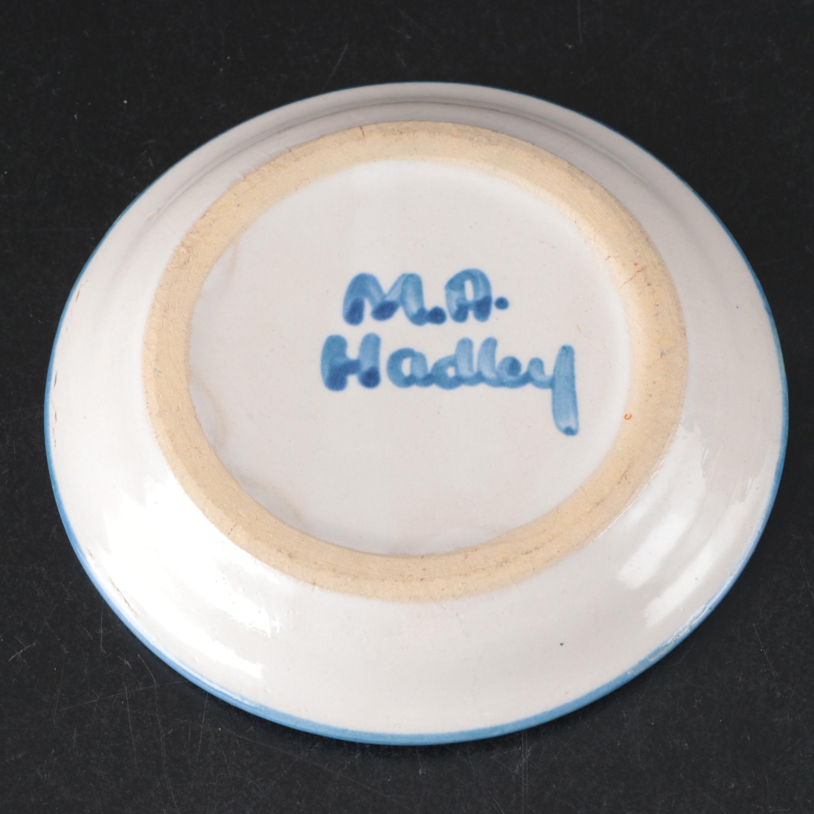 M.A. Hadley "Country Scene" Ceramic Pitcher and More Kitchenalia