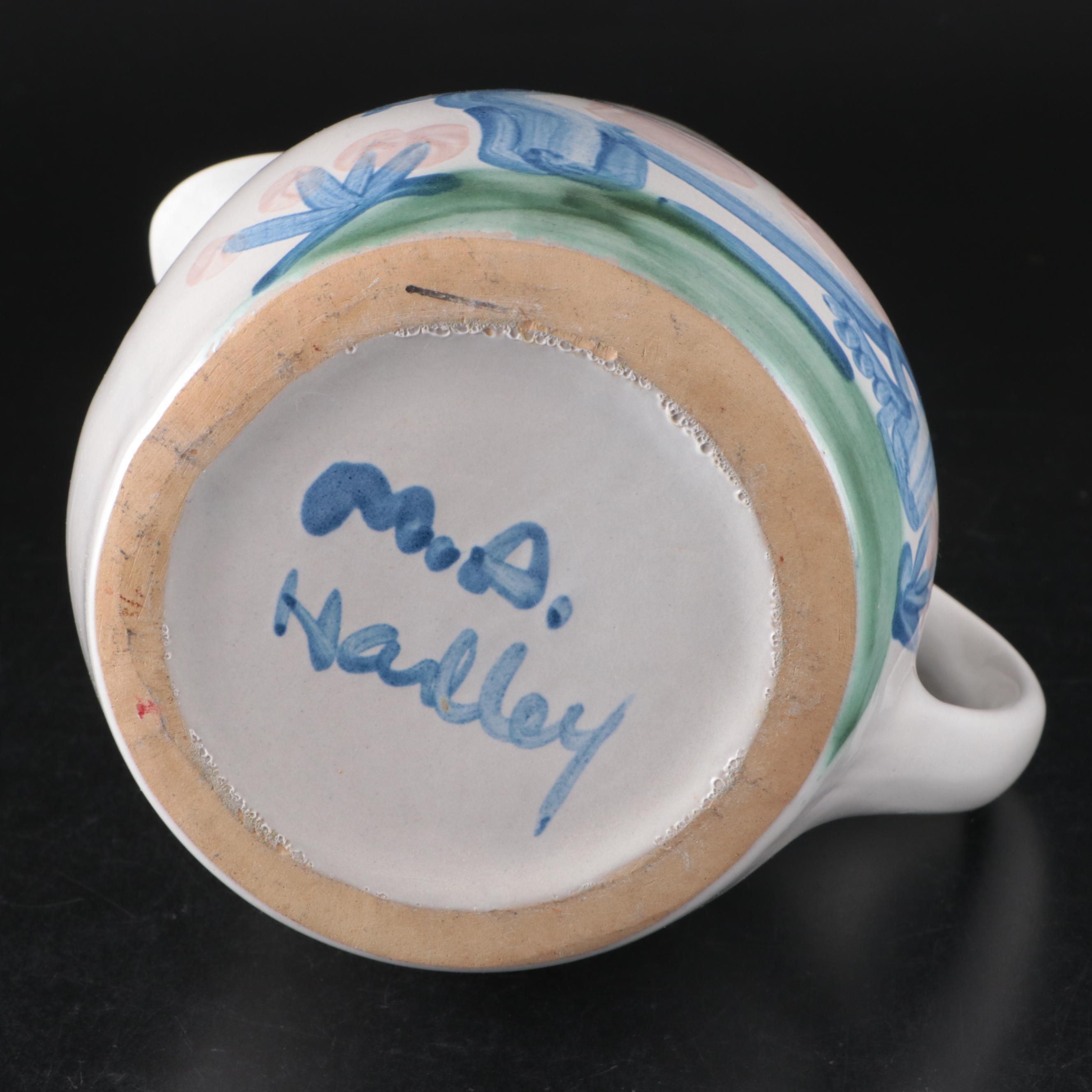 M.A. Hadley "Country Scene" Ceramic Pitcher and More Kitchenalia