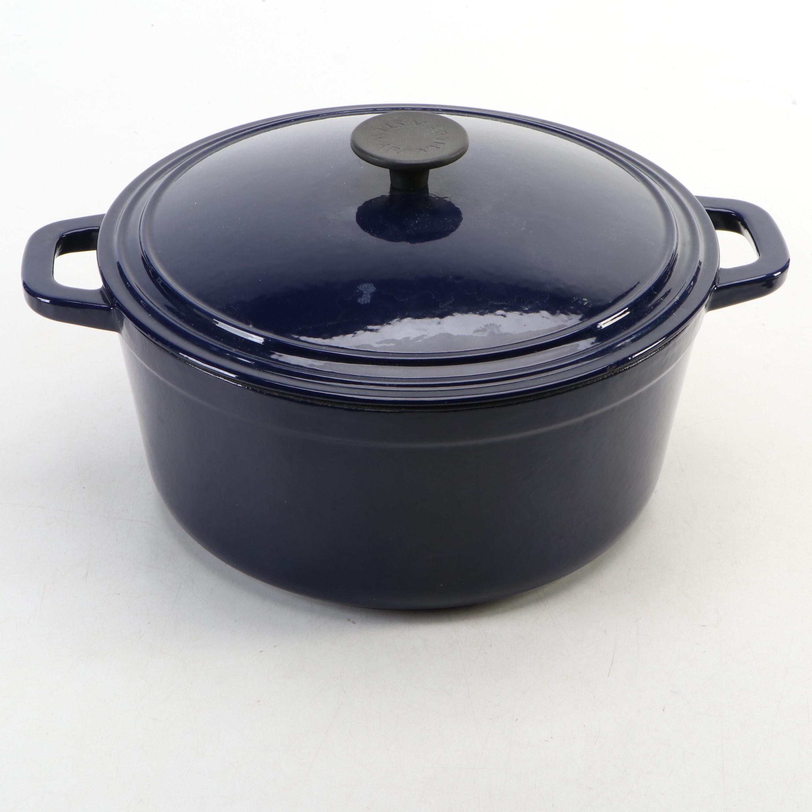 Nordic Ware Danish Ebelskiver Pan with Cookie Cutters and Enamelware Dutch Oven