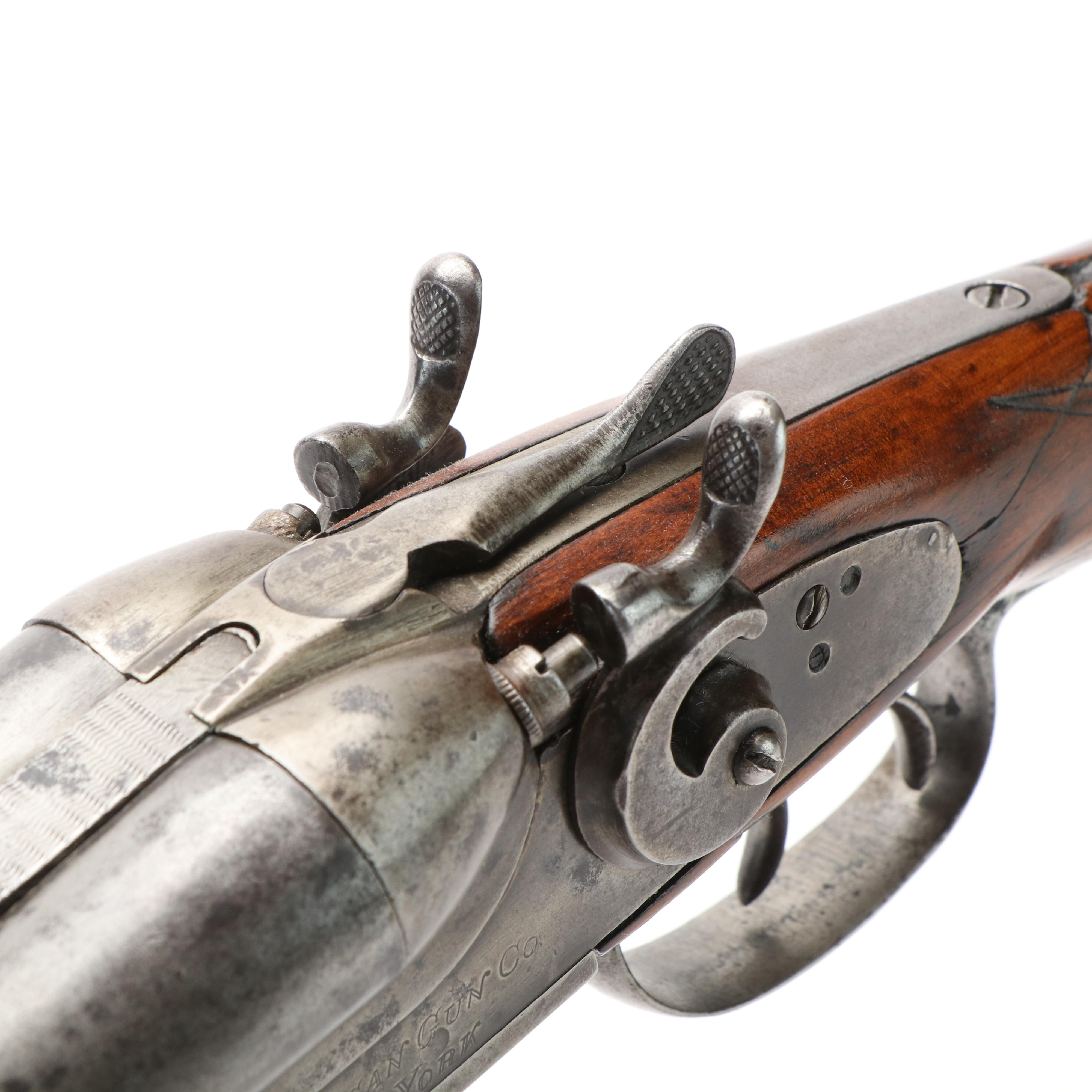 Antique American Gun Co. New York Side-by-Side 12 Gauge Shotgun