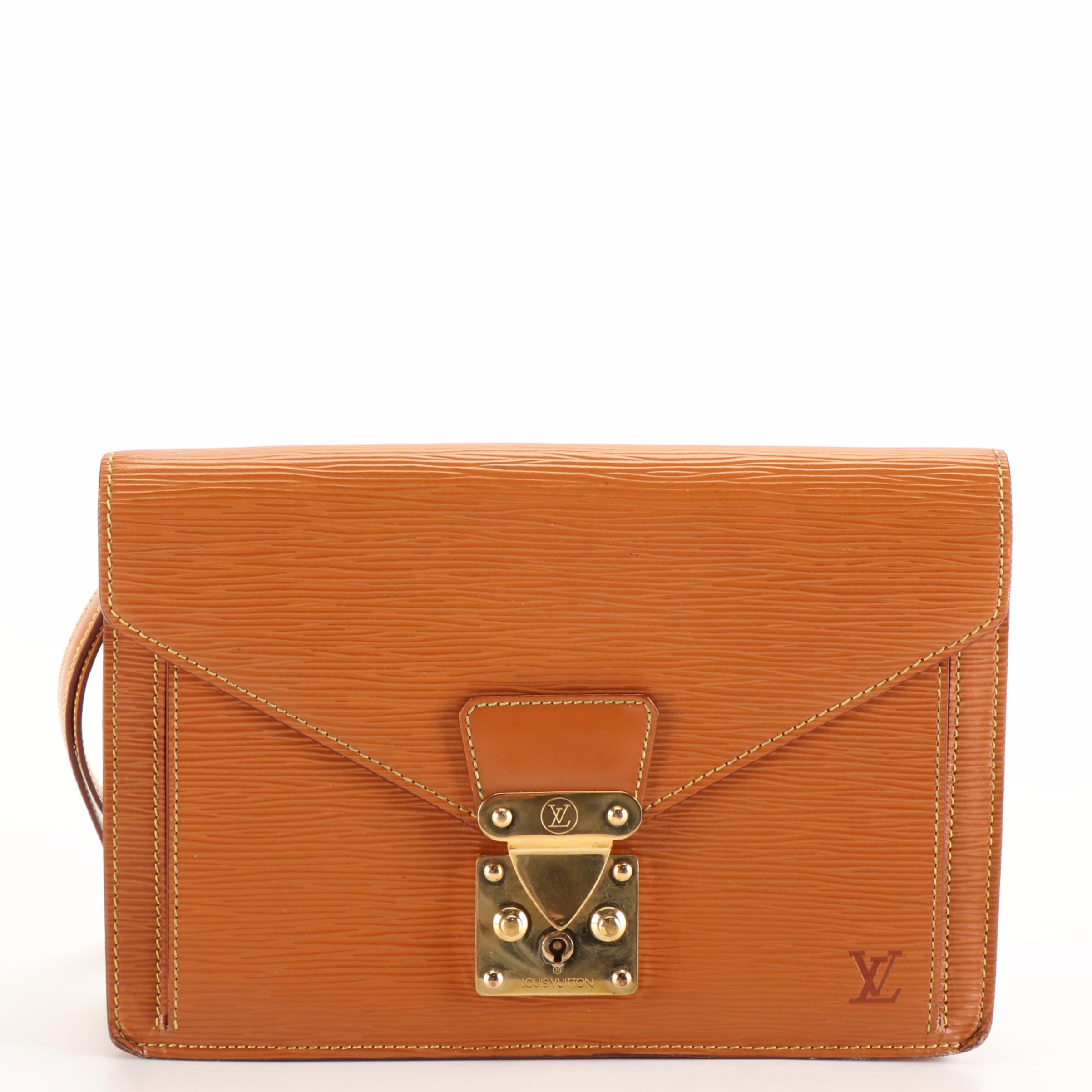 Louis Vuitton Dragonne Handbag in Zipang Gold Epi Leather