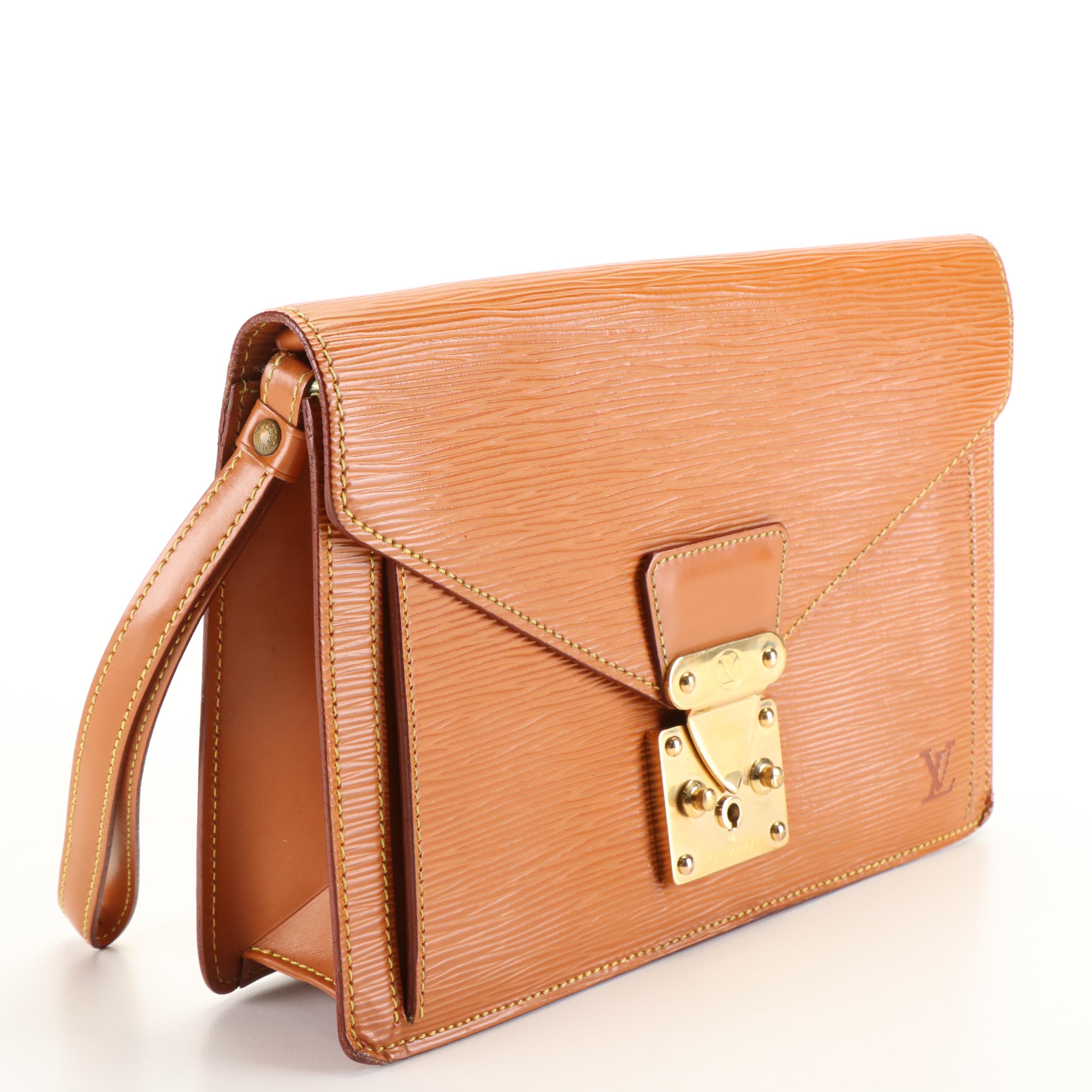 Louis Vuitton Dragonne Handbag in Zipang Gold Epi Leather