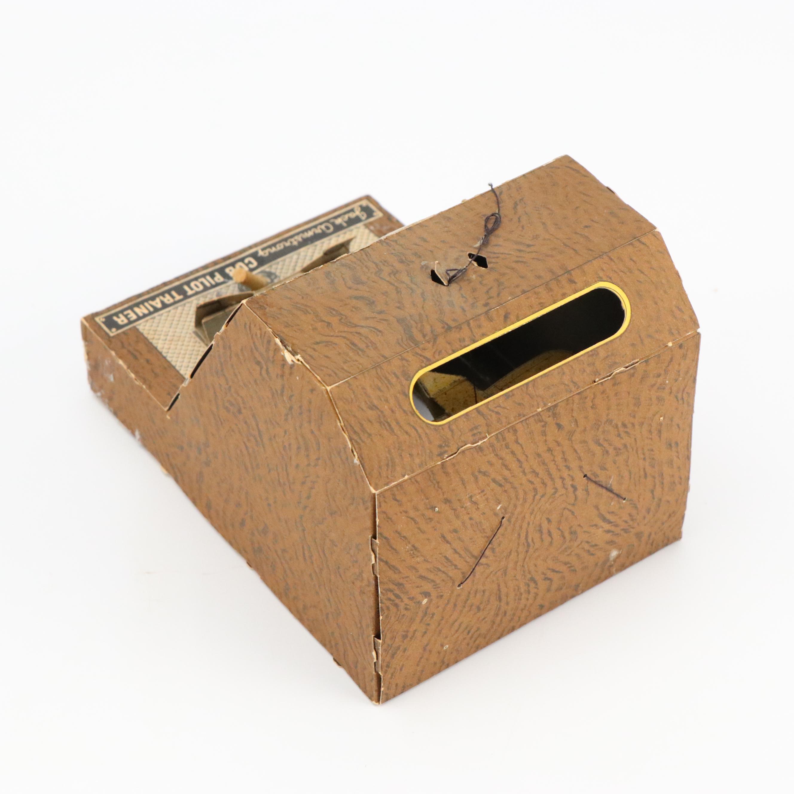 General Mills "Jack Armstrong Cub Pilot Trainer" Cardboard Toy, 1945