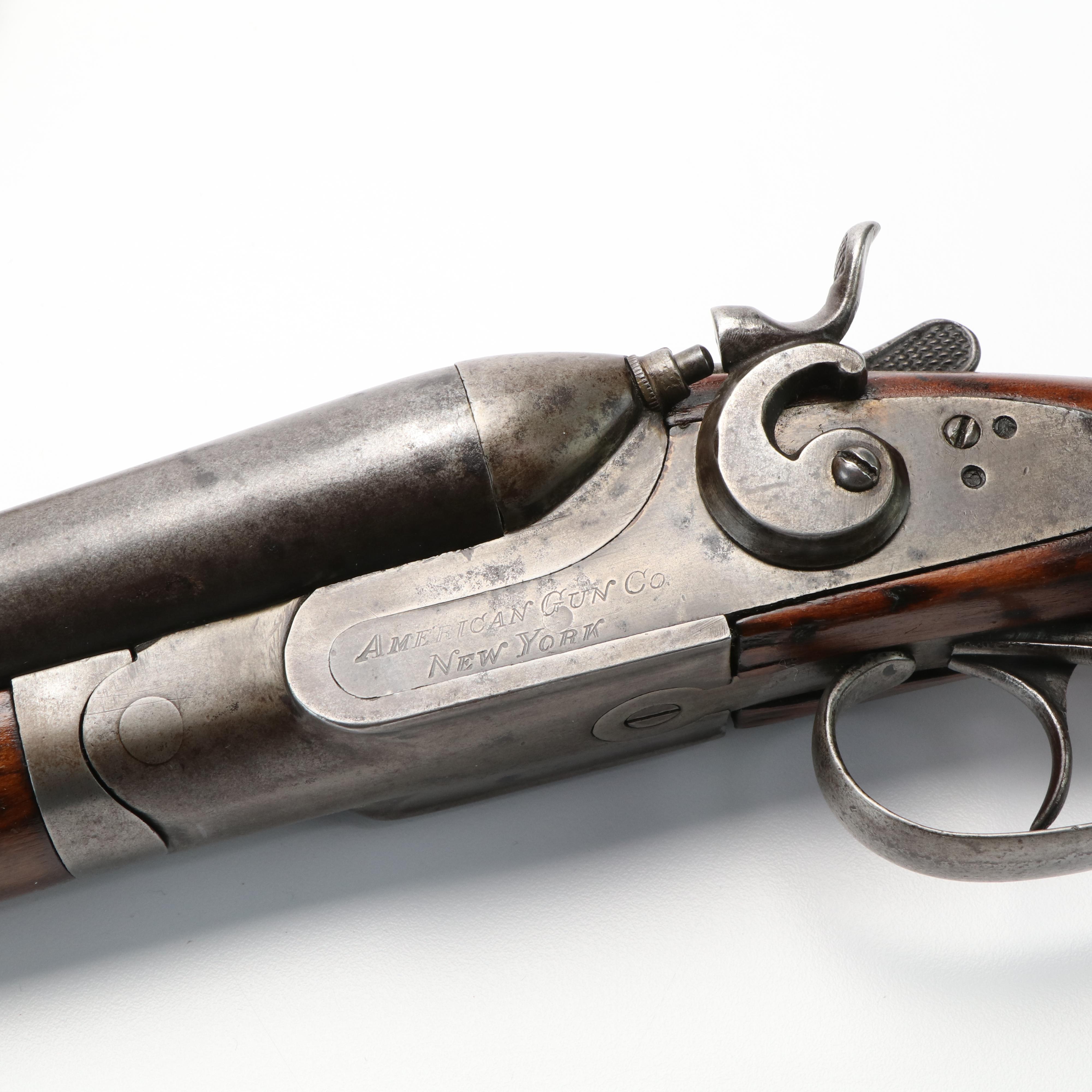 Antique American Gun Co. New York Side-by-Side 12 Gauge Shotgun