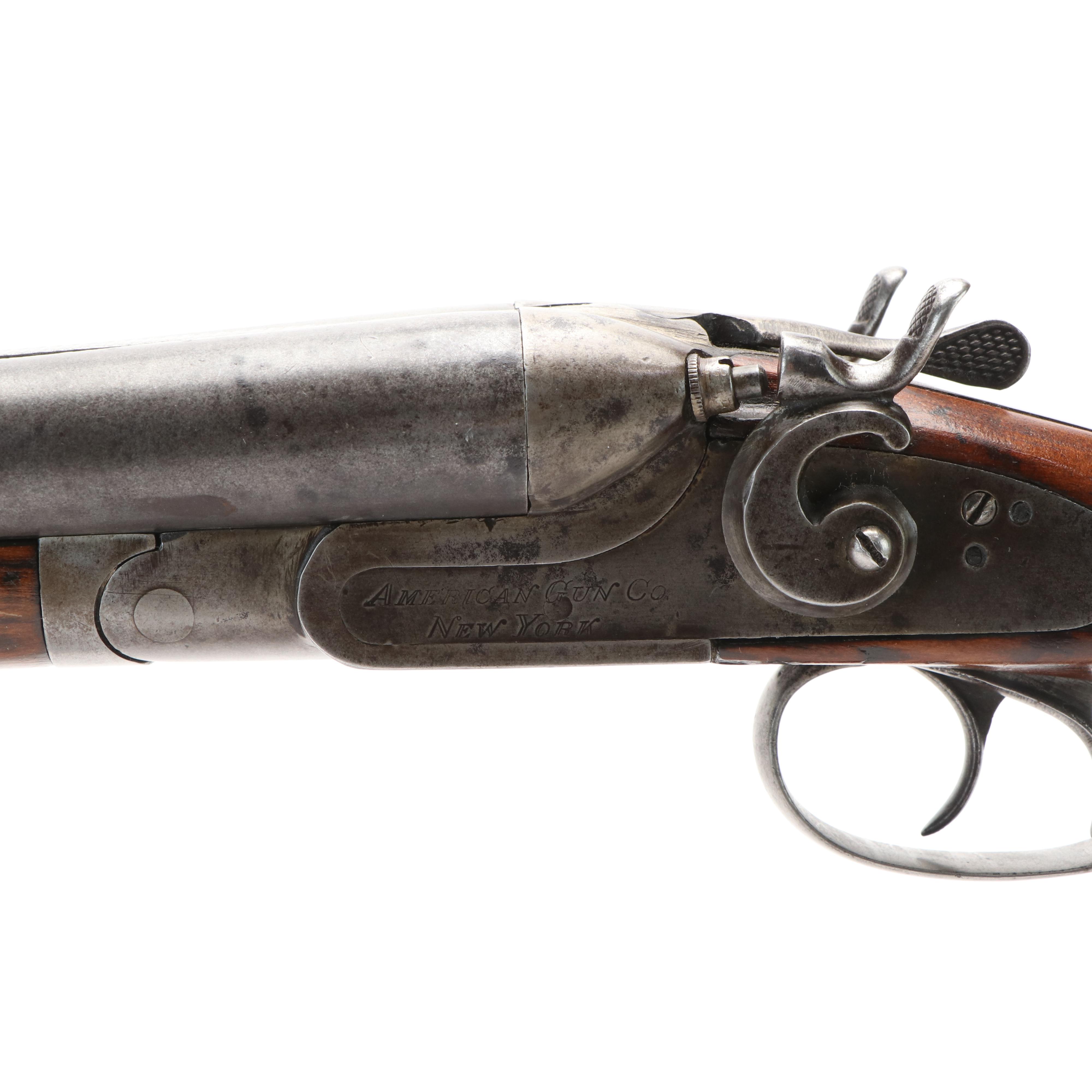 Antique American Gun Co. New York Side-by-Side 12 Gauge Shotgun