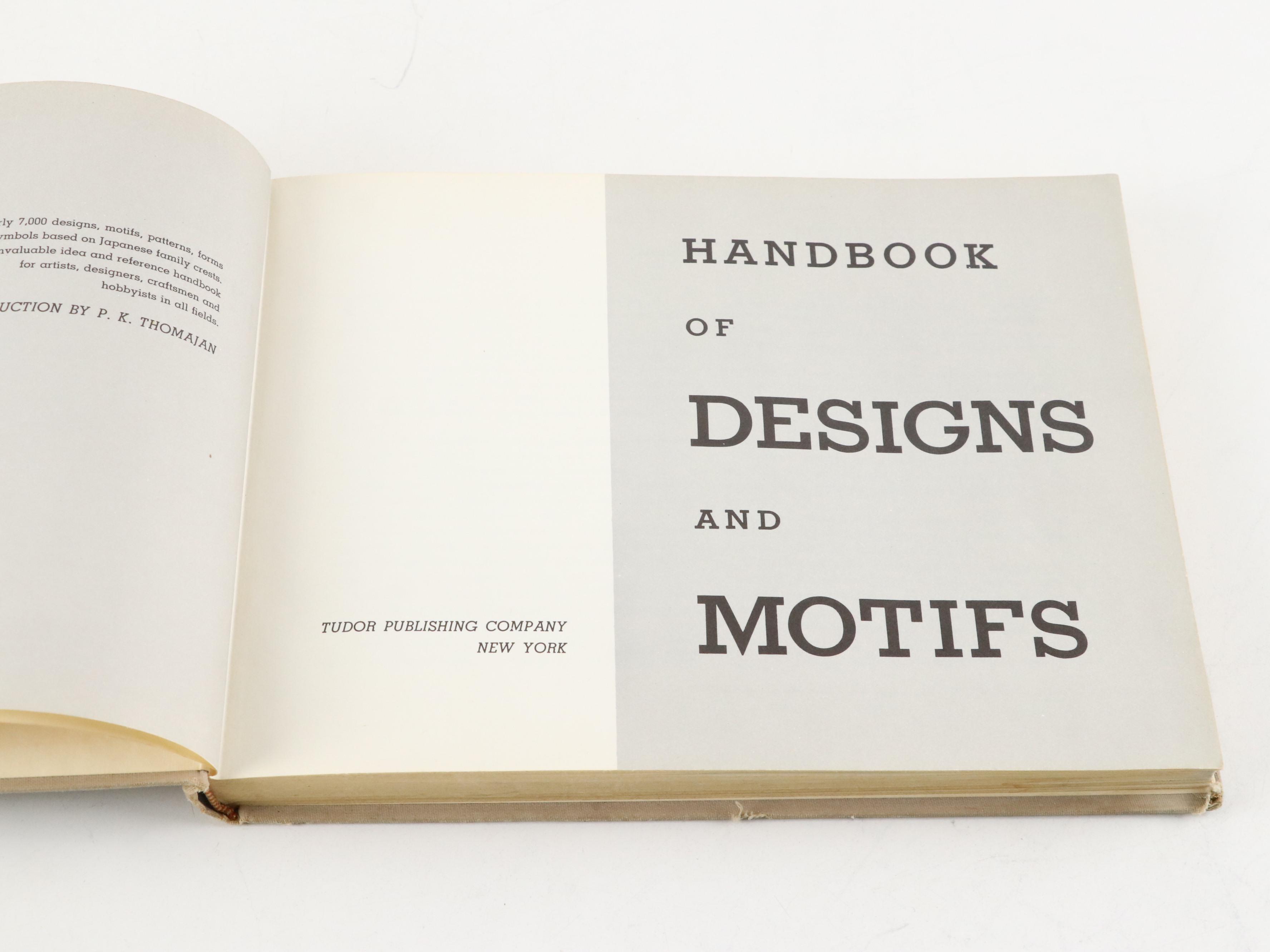 "Handbook of Designs and Motifs" by Tudor Publishing and Other Book on Design