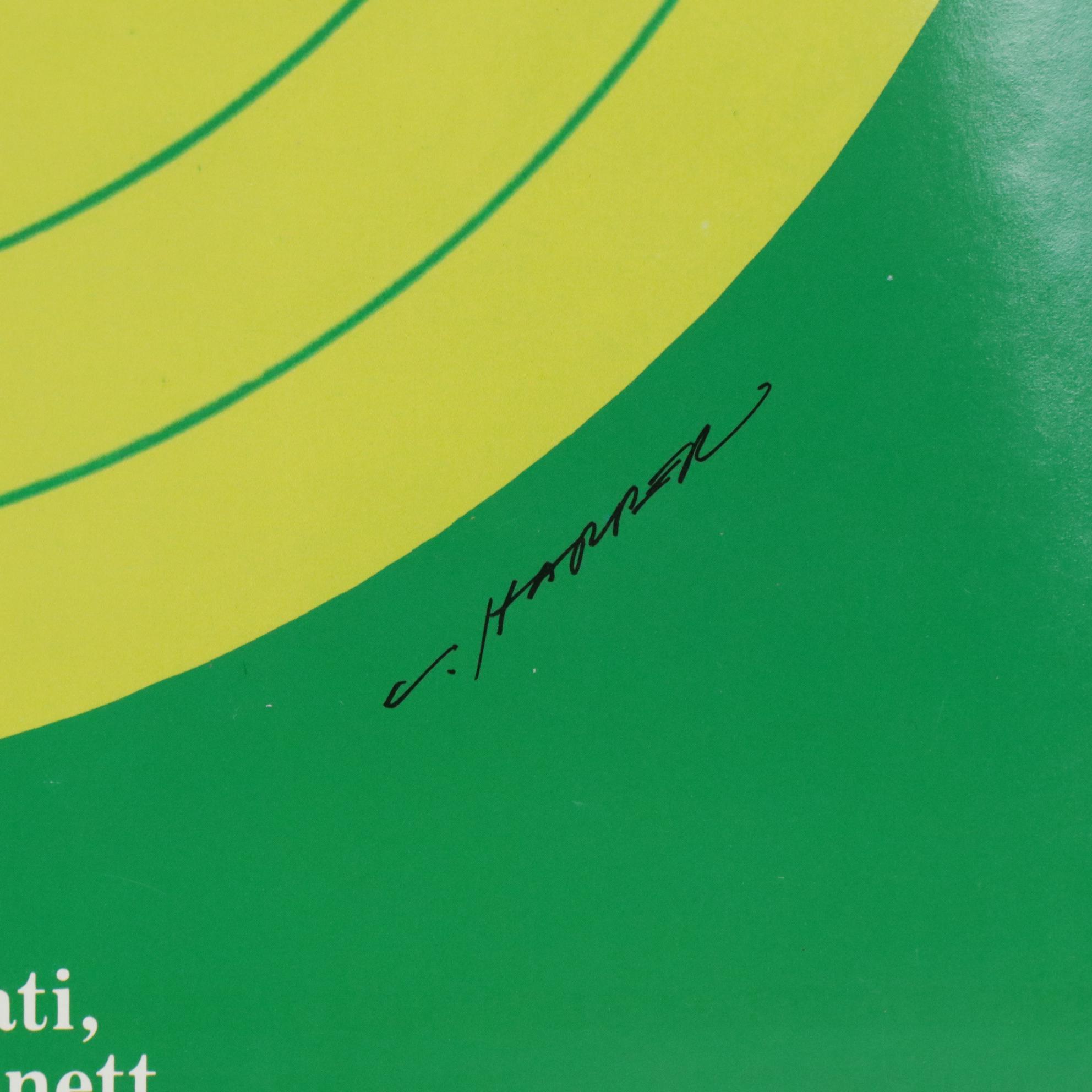 Charley Harper Offset Lithograph "A Day in Eden"