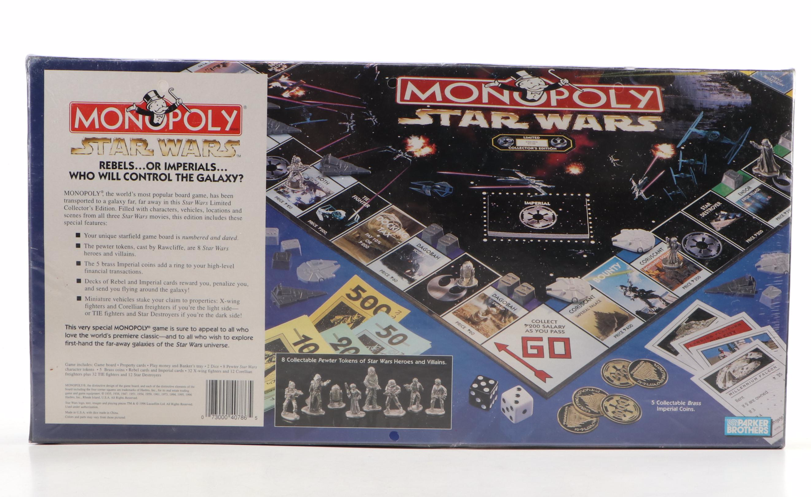 Parker Brothers Limited Edition Monopoly "Star Wars" with Mr. Potato Head