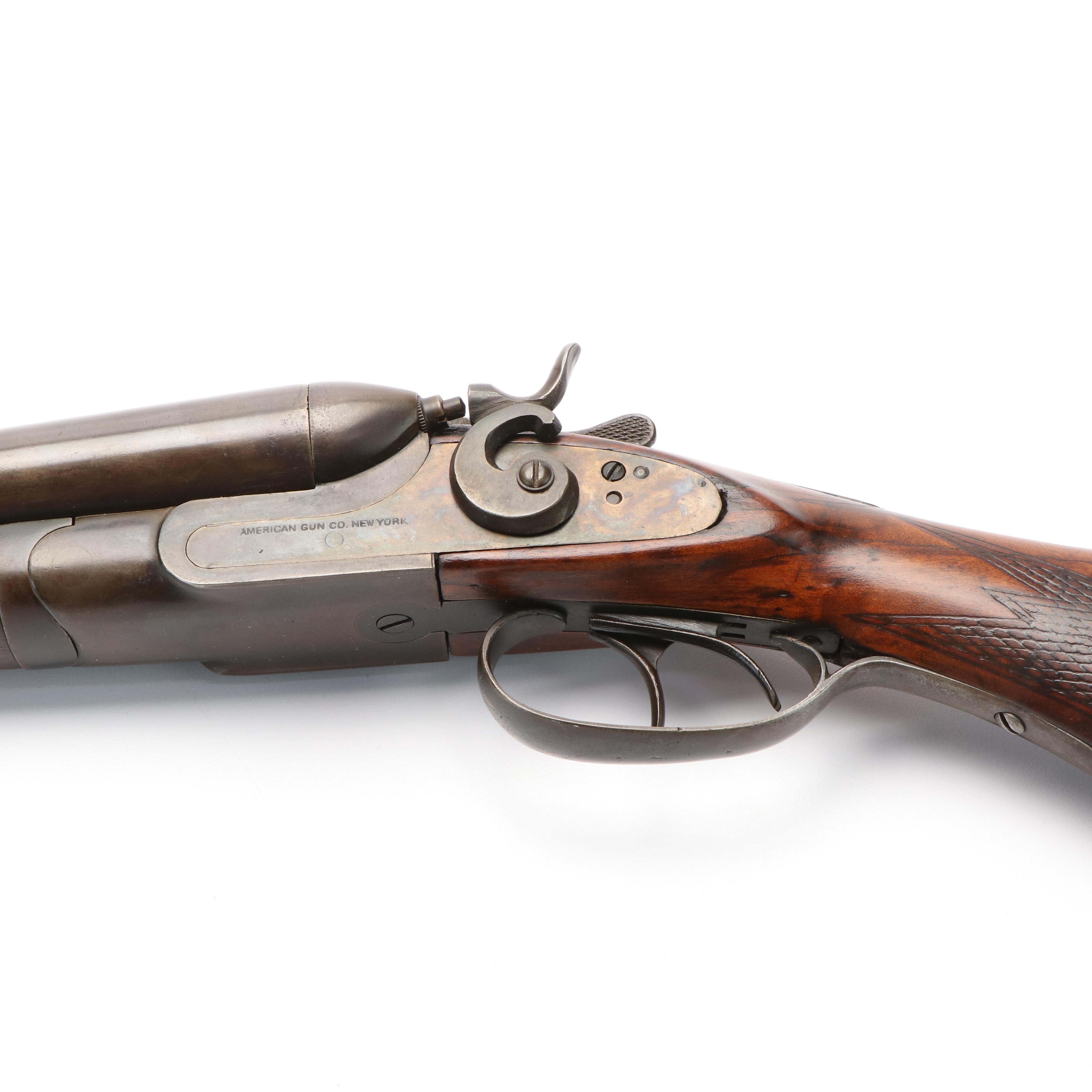 Antique American Gun Co. New York Side-by-Side 12 Gauge Shotgun
