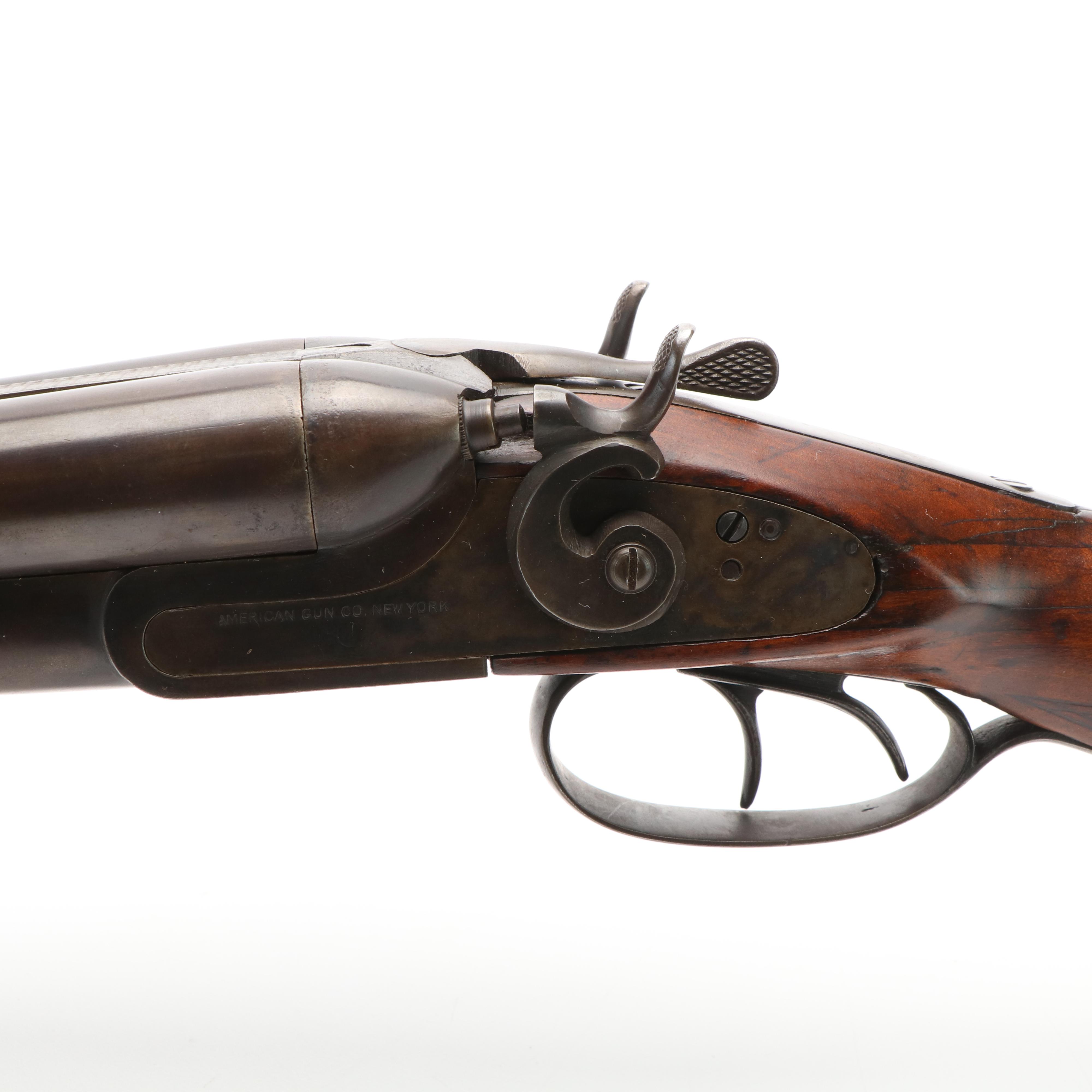 Antique American Gun Co. New York Side-by-Side 12 Gauge Shotgun