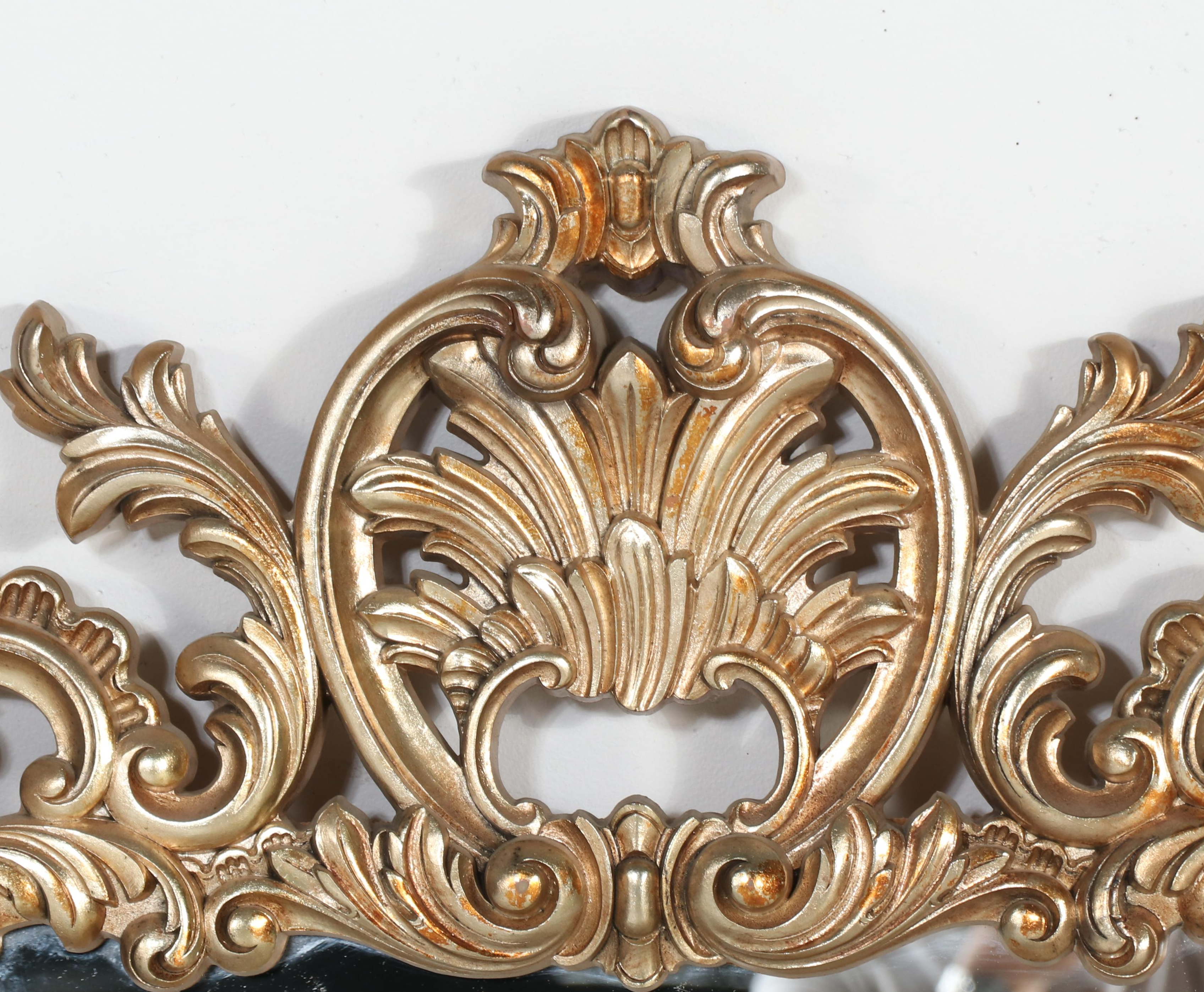 Bassett Mirror Co. Rococo Style Wall Mirror Pair