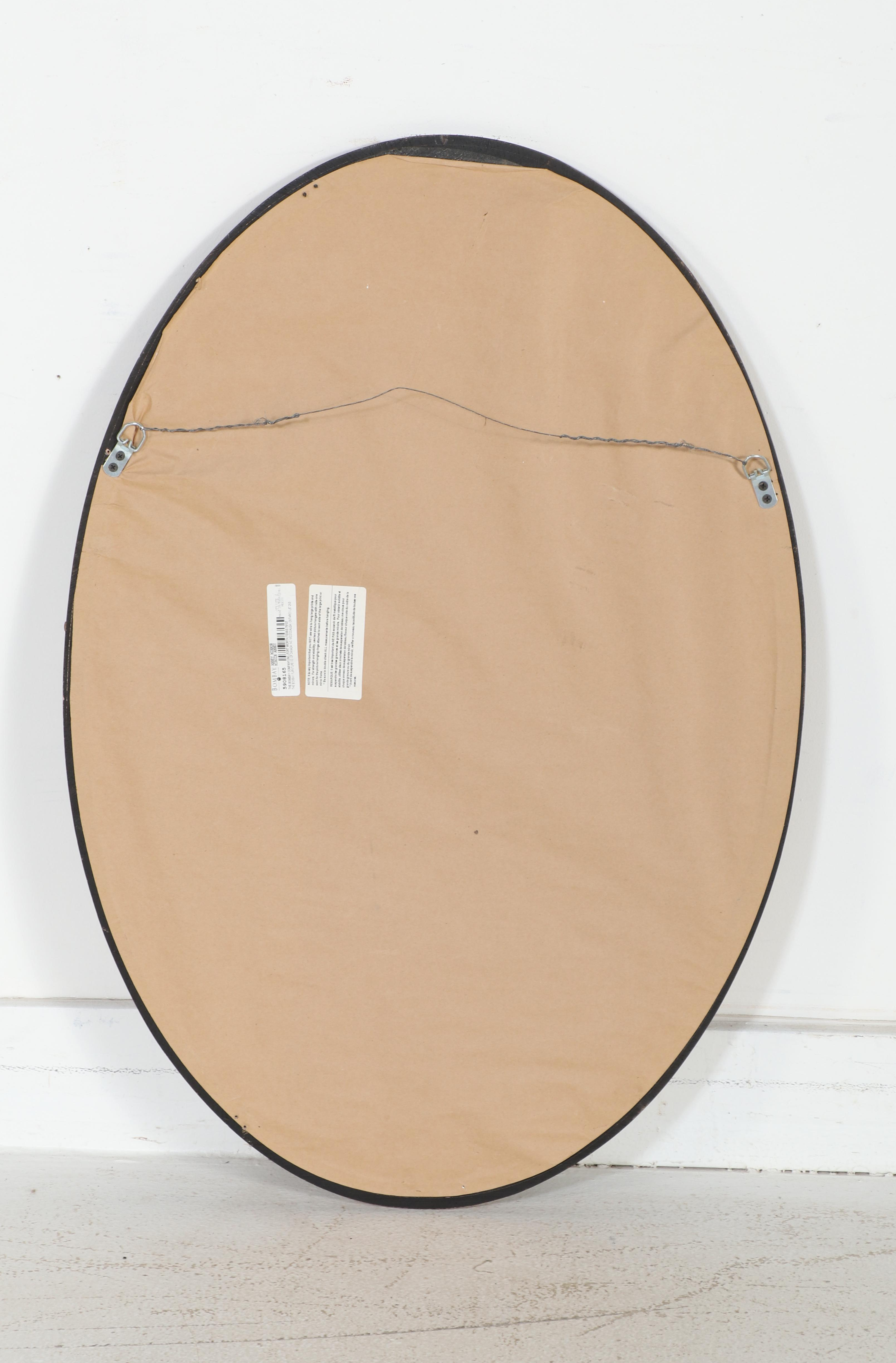 The Bombay Company "Abbey" Oval Wall Mirror
