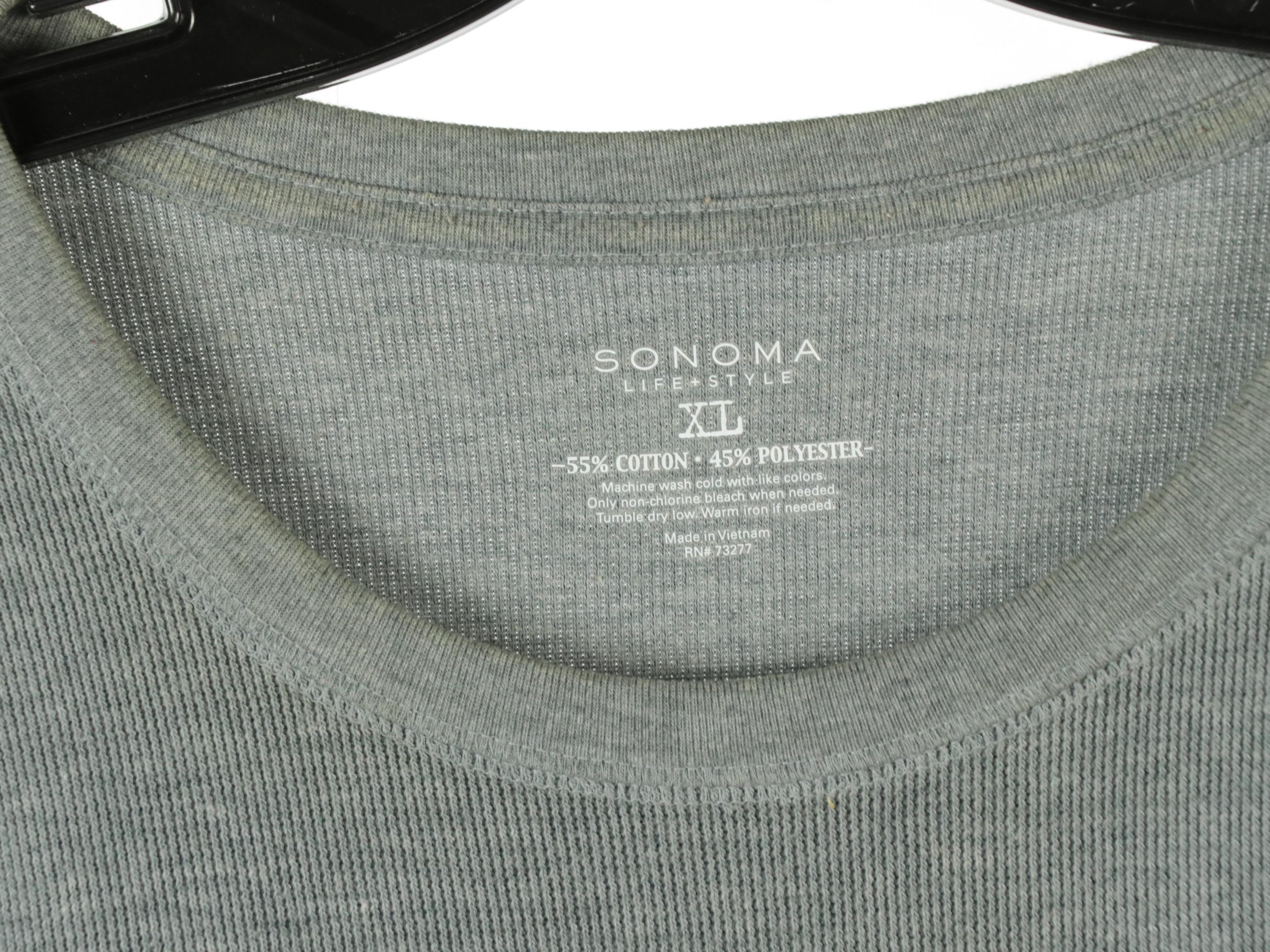 Sonoma Cotton Long Sleeve Tops with St. John's Bay Pullover Crewnecks