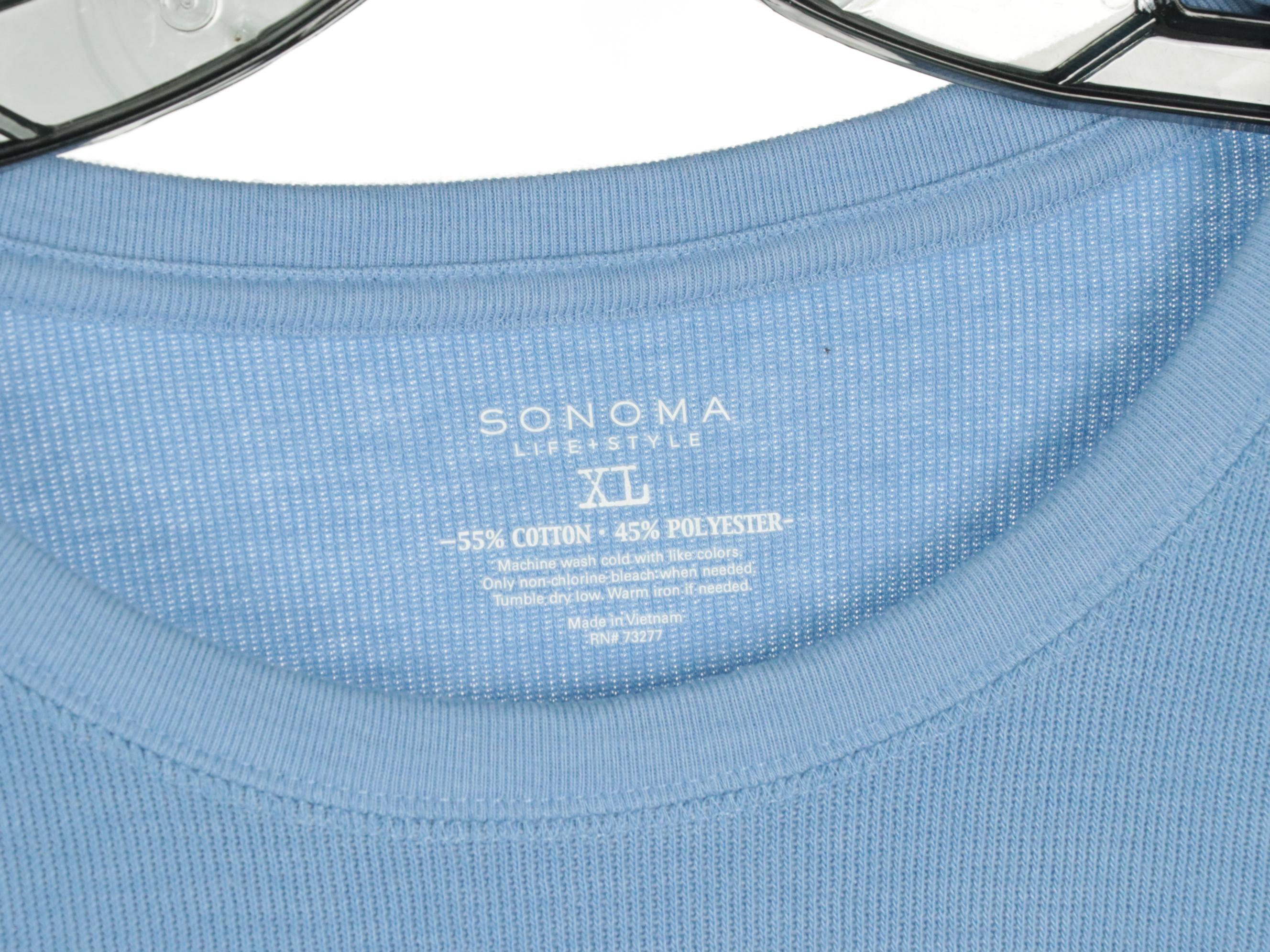 Sonoma Cotton Long Sleeve Tops with St. John's Bay Pullover Crewnecks