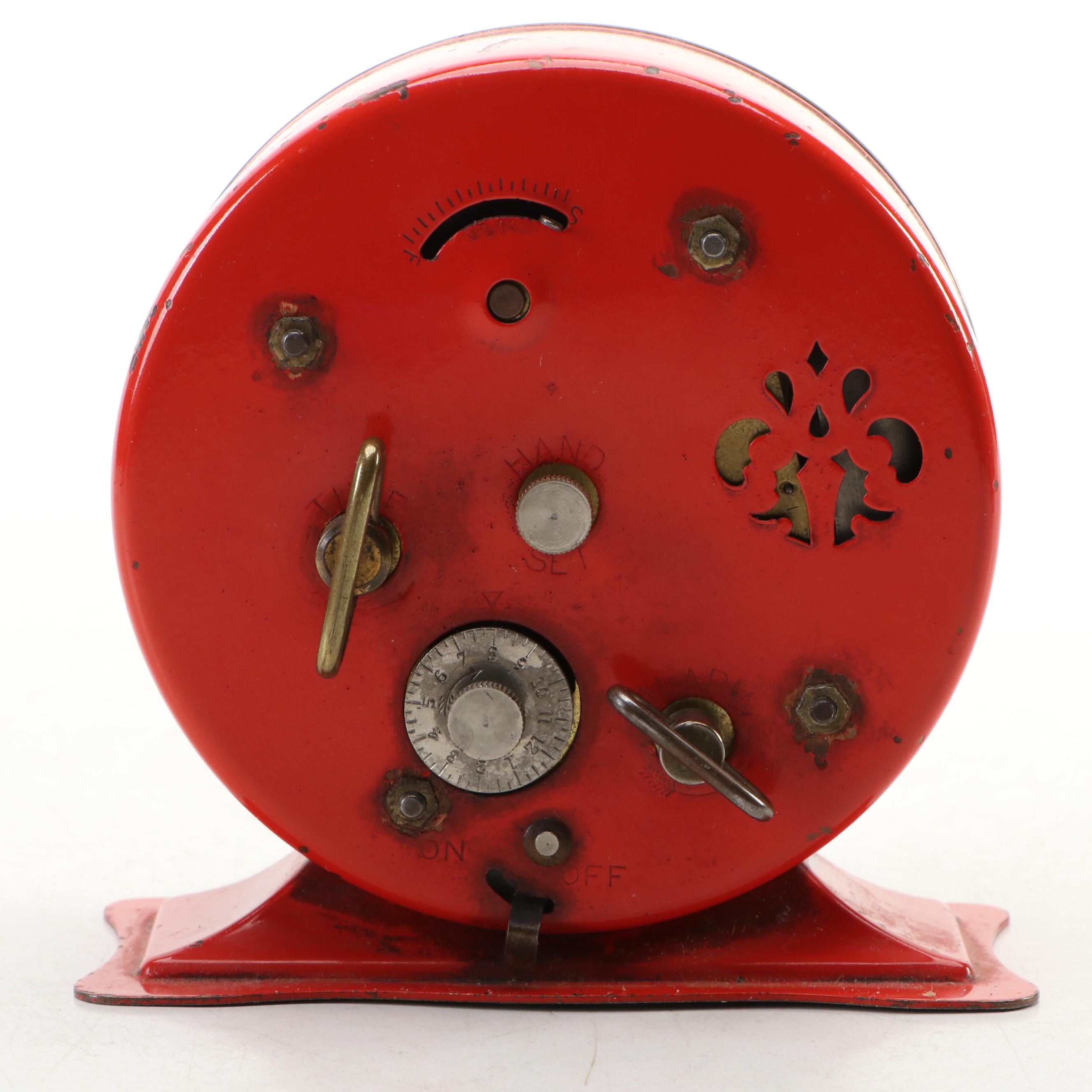 Ingersoll for Disney "Three Little Pigs and the Big Bad Wolf" Alarm Clock, 1934