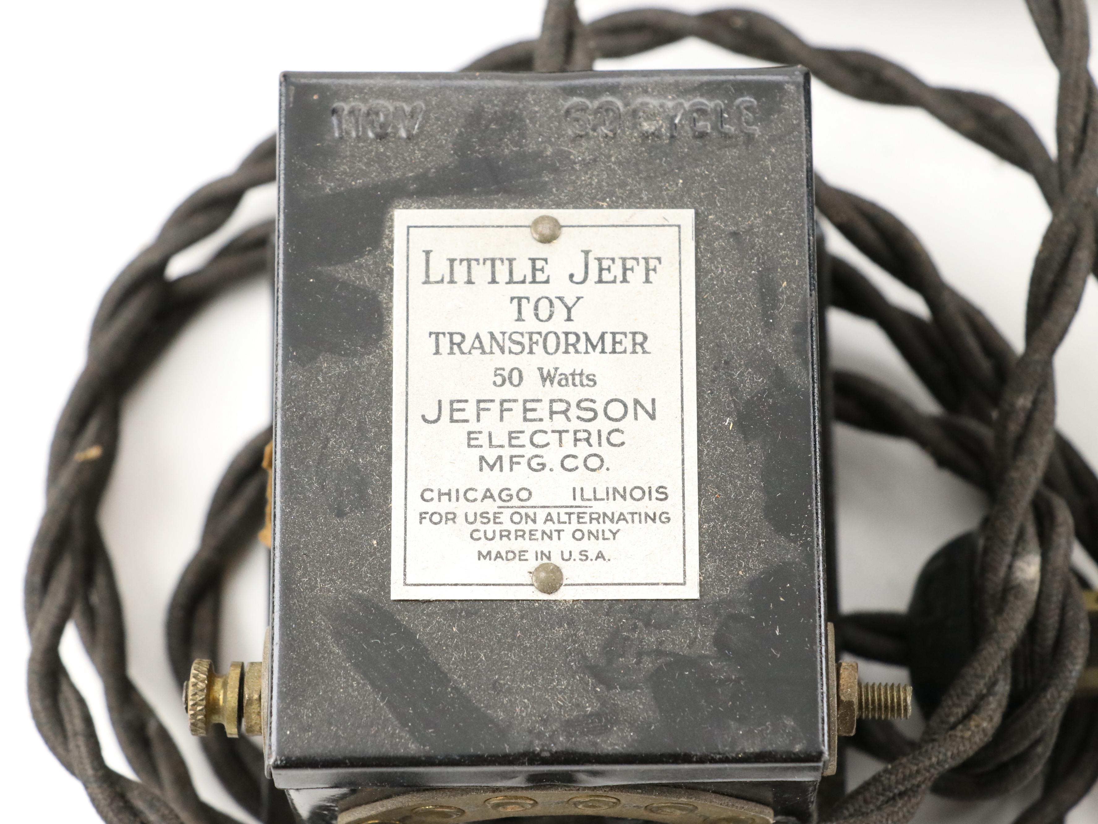 Meccano Metal Model Building Kits with Jefferson Electric Transformer, 1916