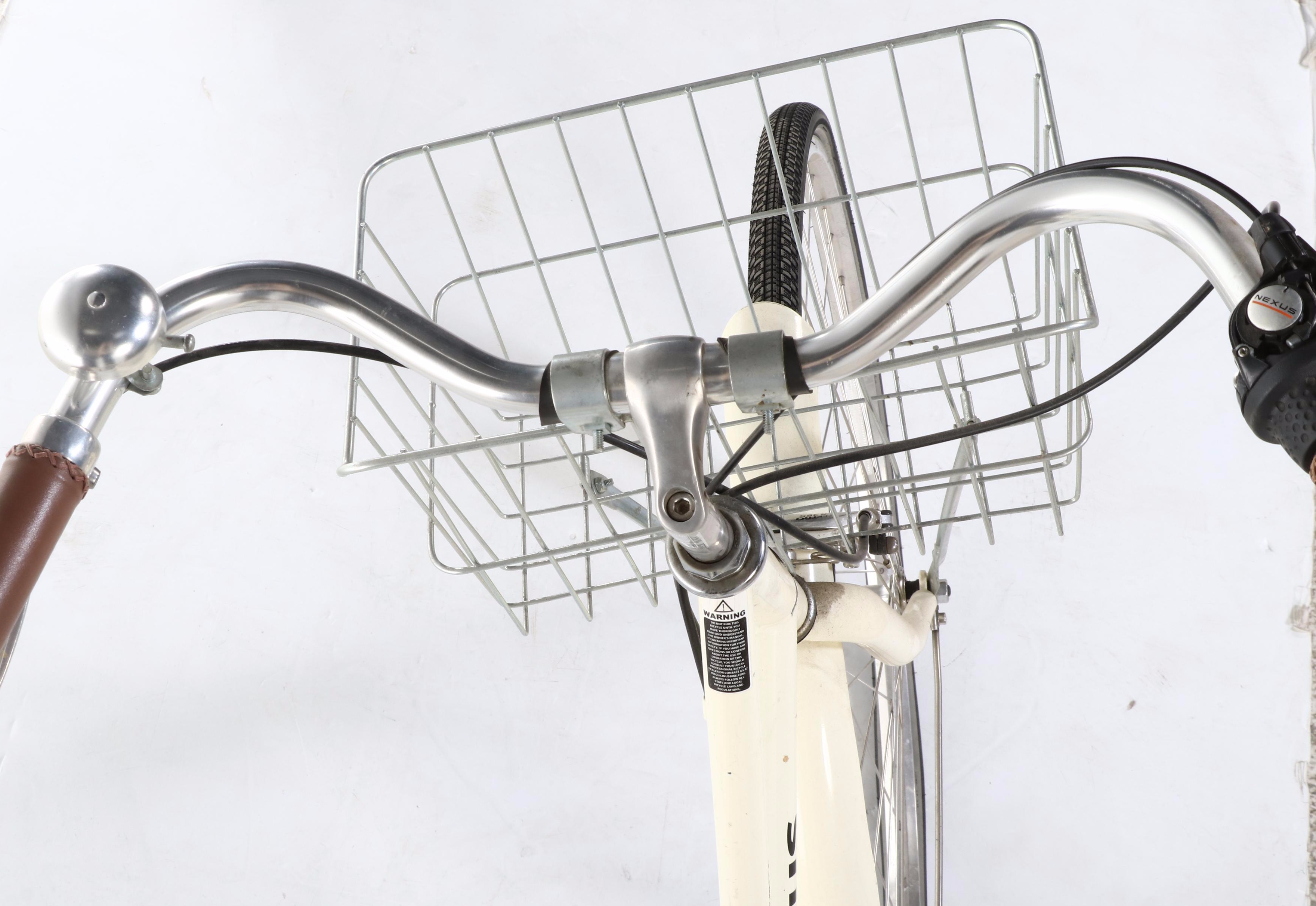 Linus Step-Through Cruiser Bike with Basket