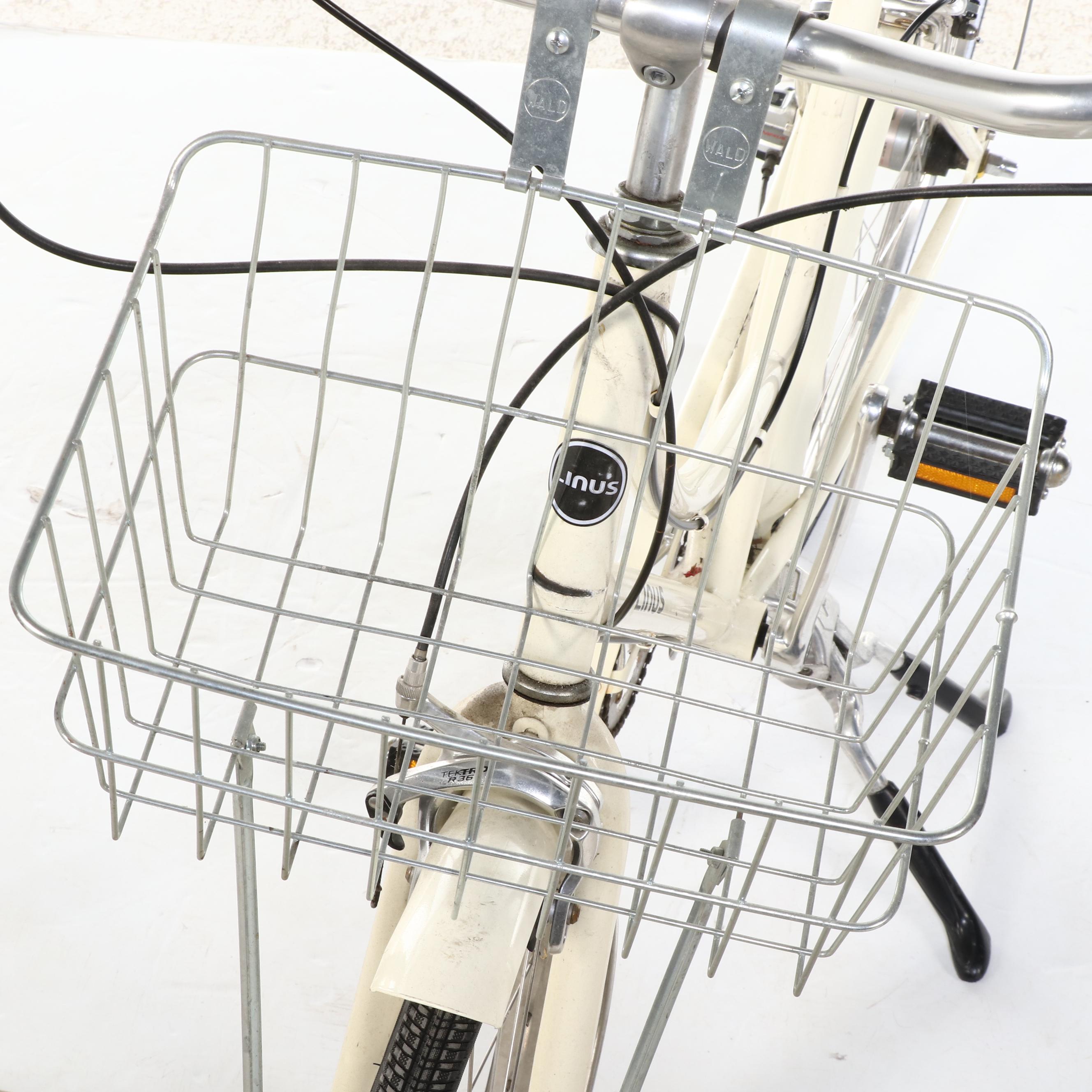 Linus Step-Through Cruiser Bike with Basket