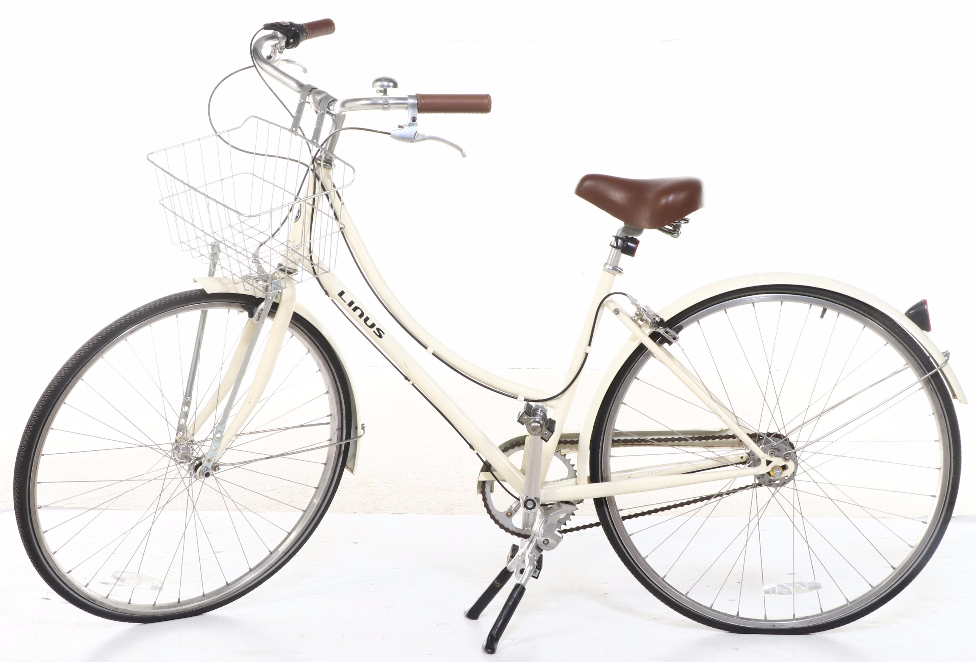 Linus Step-Through Cruiser Bike with Basket