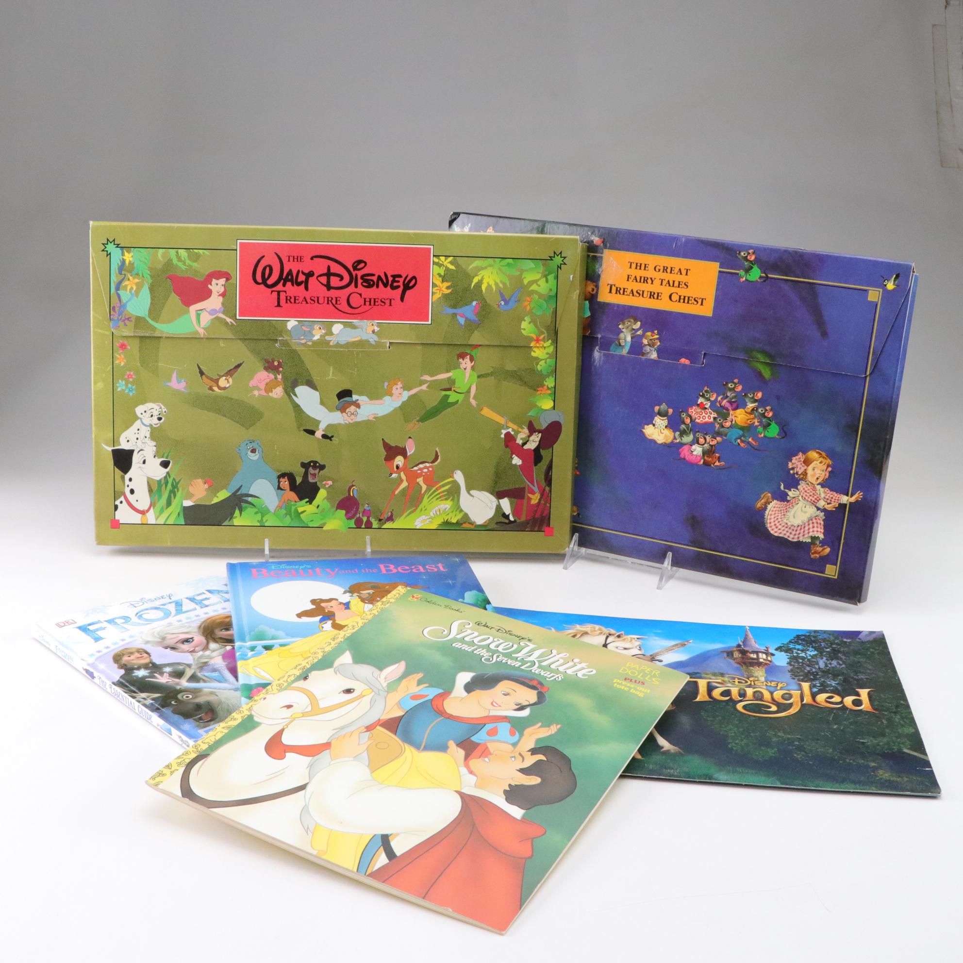 Disney Treasure Chest, Snow White Paper Dolls & More Princess Art Books